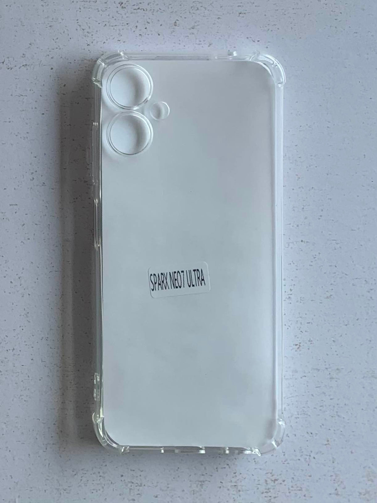 SPARX Crystal Clear Transparent Shockproof Mobile Back Cover