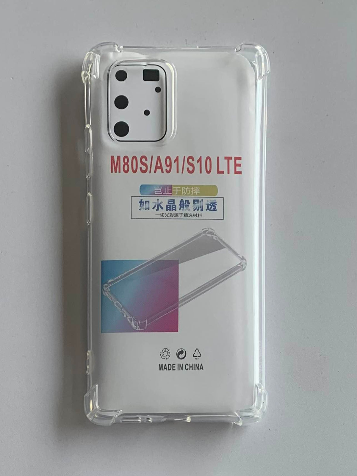 SAMSUNG Crystal Clear Transparent Shockproof Mobile Back Cover