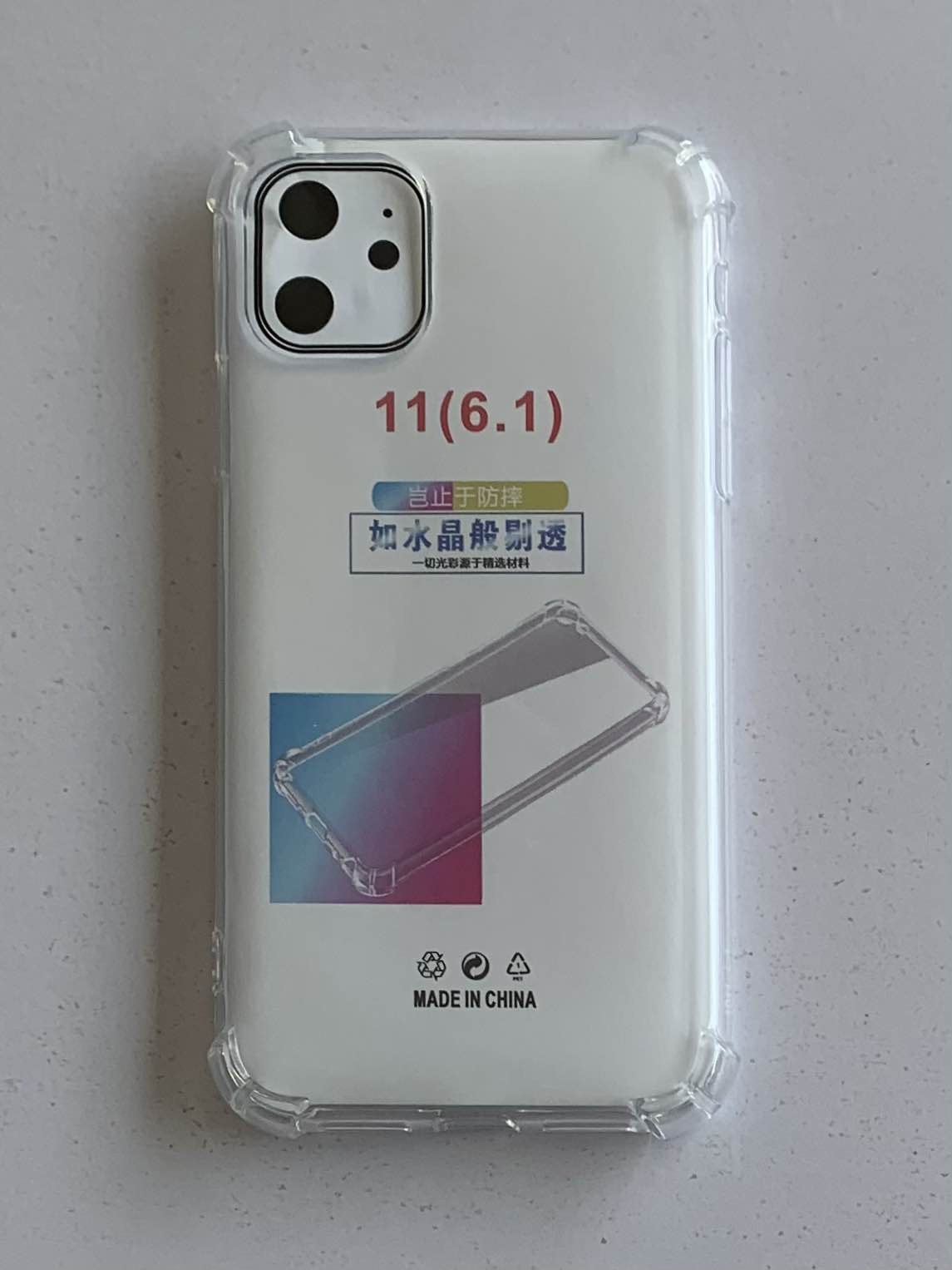 APPLE IPHONE Crystal Clear Transparent Shockproof Mobile Back Cover