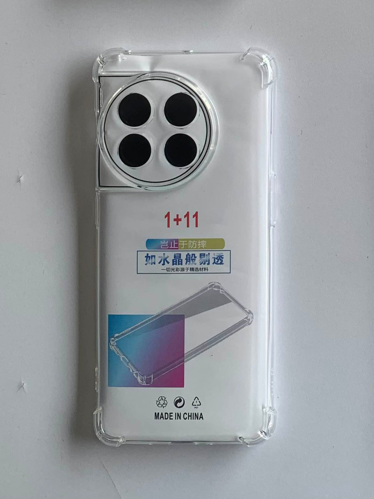 ONEPLUS Crystal Clear Transparent Shockproof Mobile Back Cover
