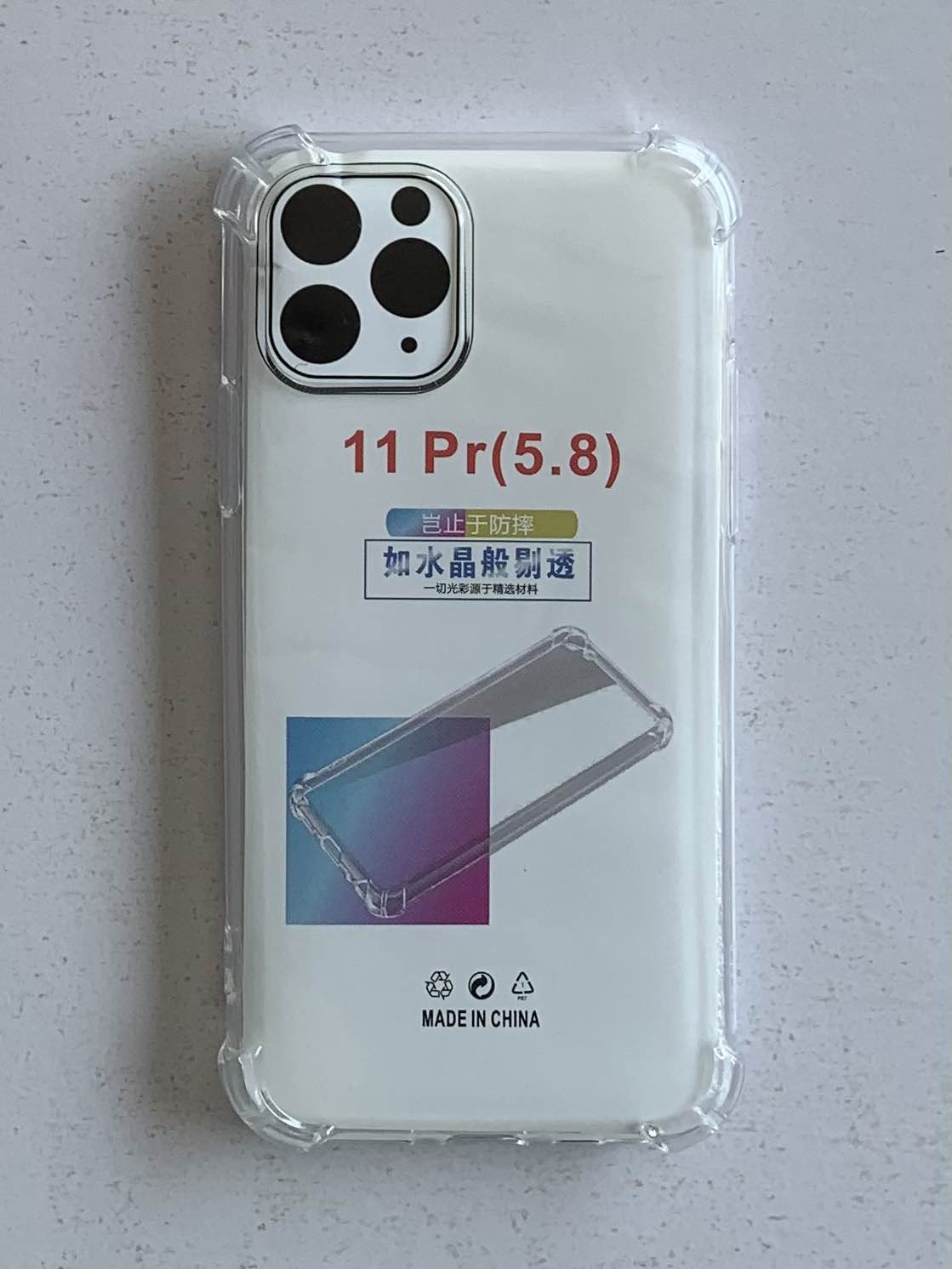 APPLE IPHONE Crystal Clear Transparent Shockproof Mobile Back Cover