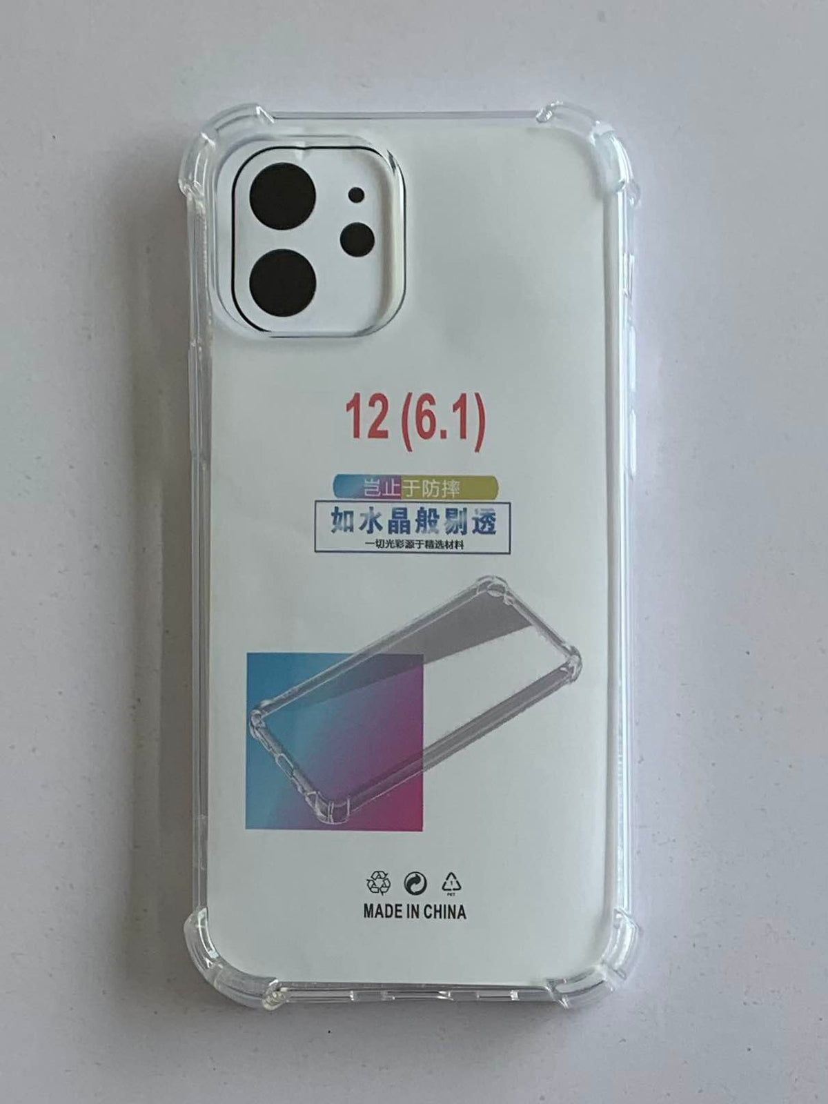 APPLE IPHONE Crystal Clear Transparent Shockproof Mobile Back Cover
