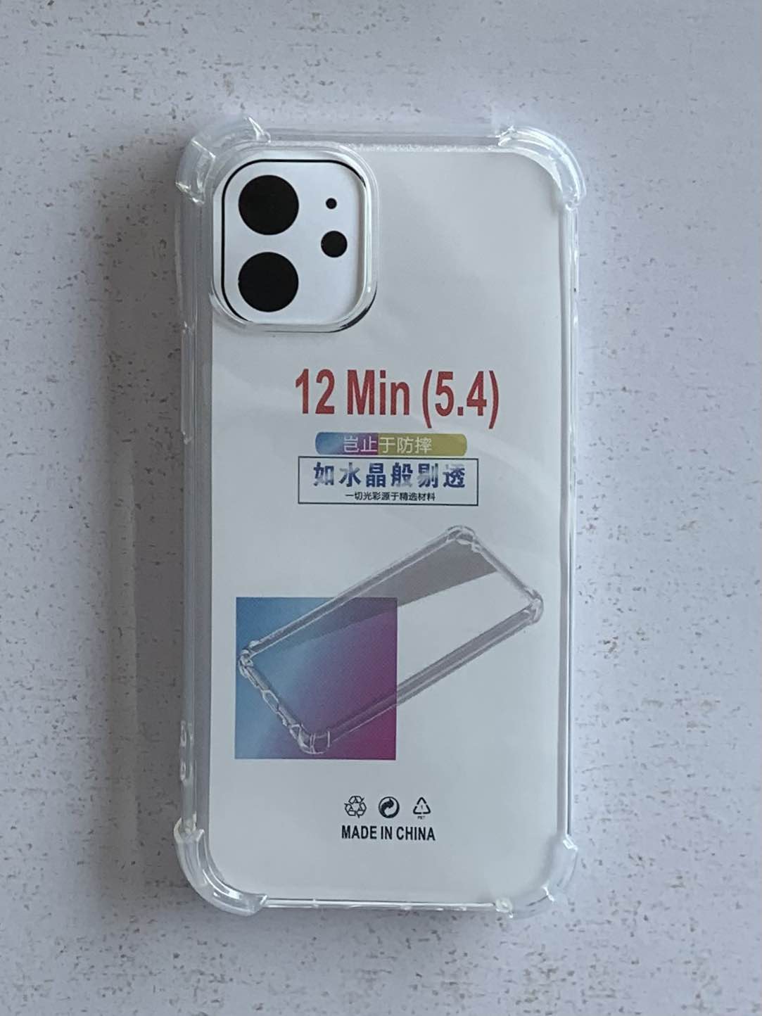 APPLE IPHONE Crystal Clear Transparent Shockproof Mobile Back Cover