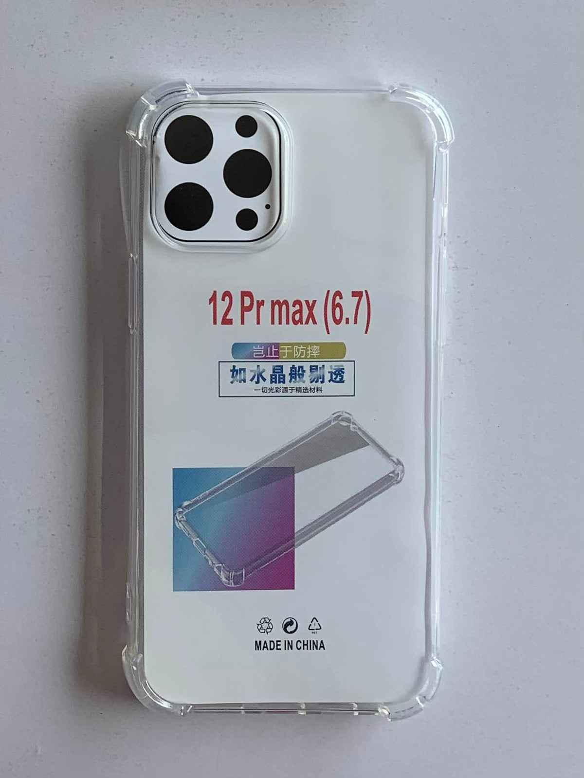 APPLE IPHONE Crystal Clear Transparent Shockproof Mobile Back Cover
