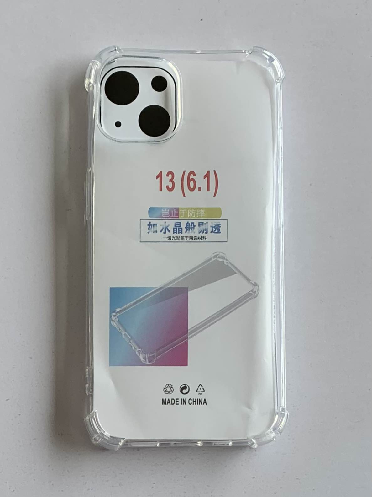 APPLE IPHONE Crystal Clear Transparent Shockproof Mobile Back Cover