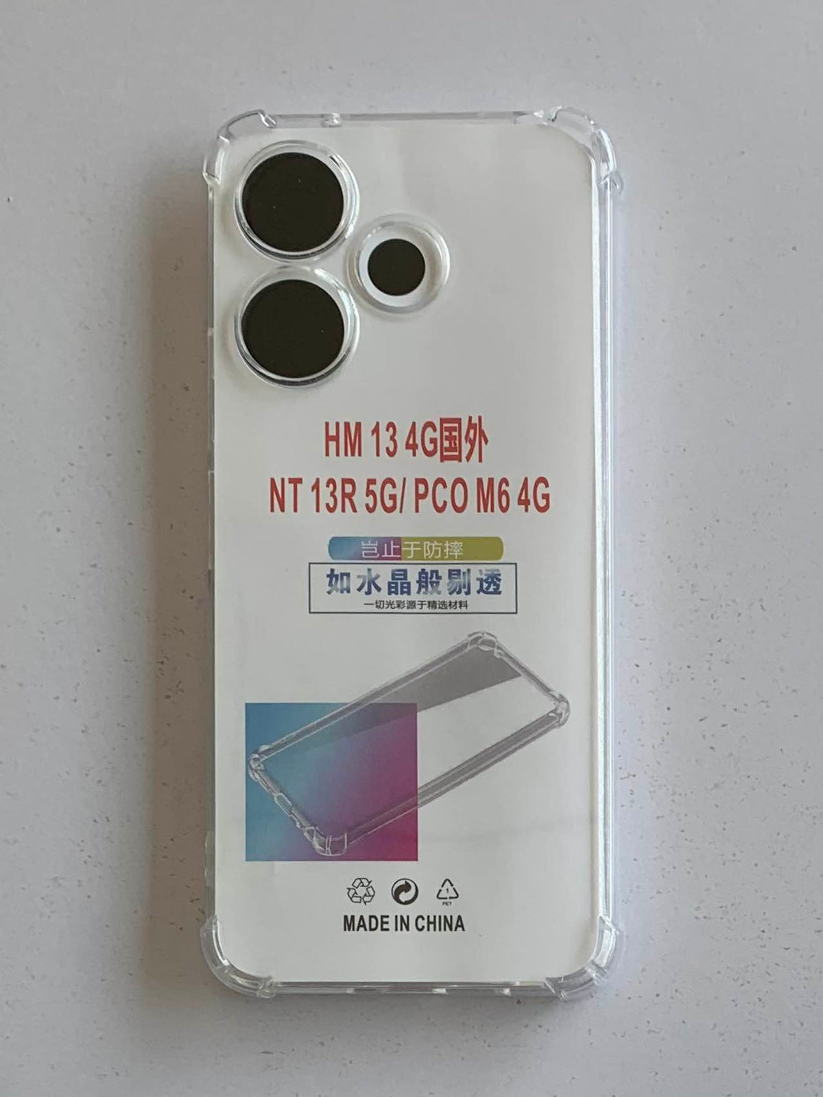 REDMI / XIAOMI Crystal Clear Transparent Shockproof Mobile Back Cover