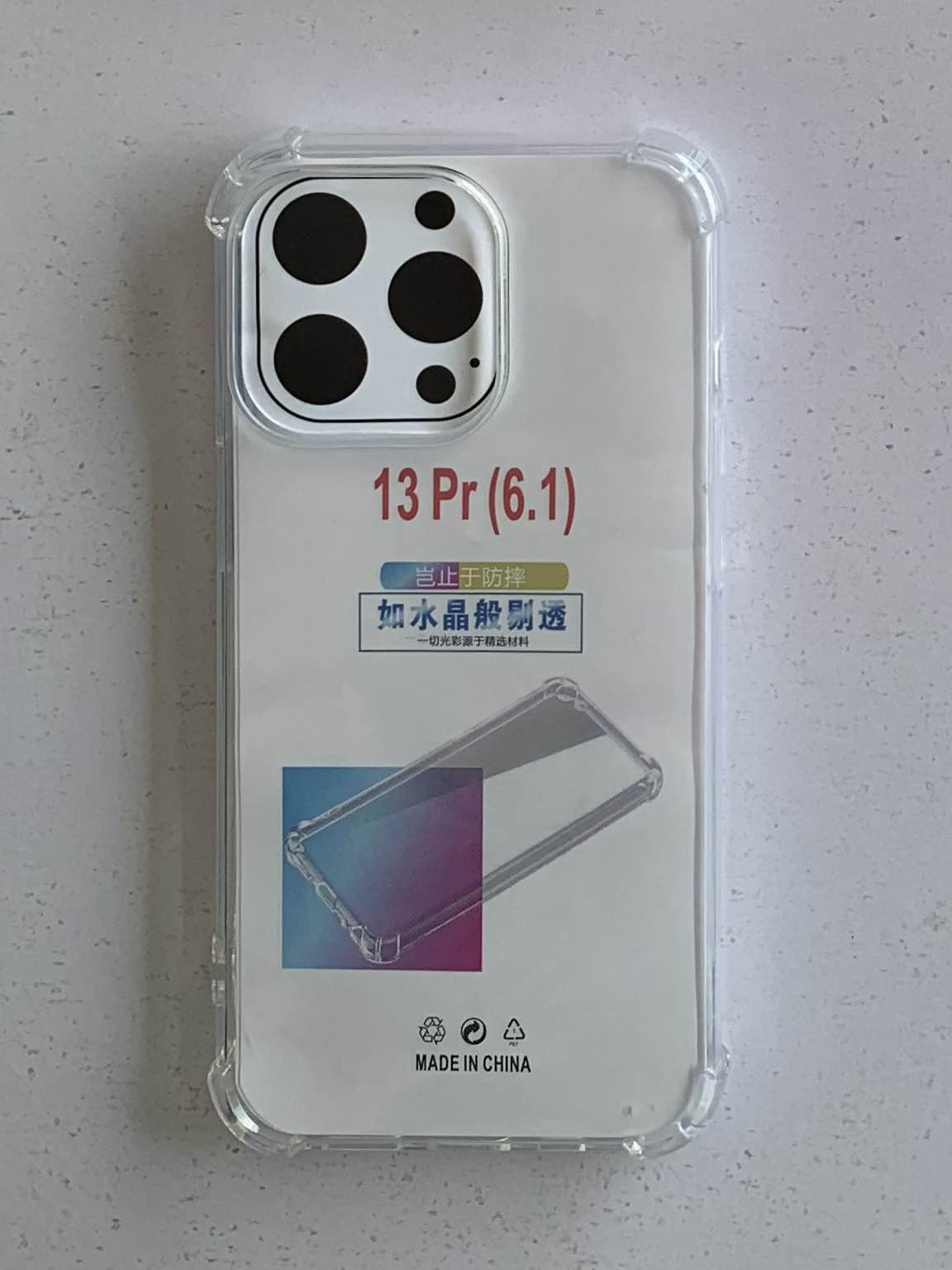 APPLE IPHONE Crystal Clear Transparent Shockproof Mobile Back Cover