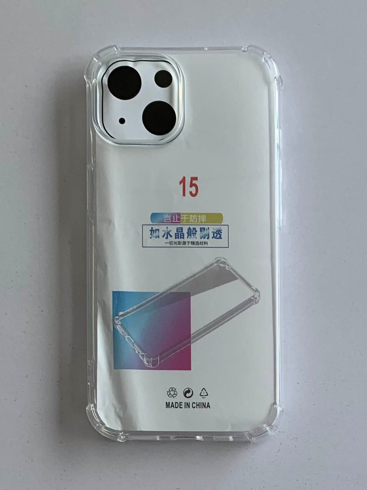 APPLE IPHONE Crystal Clear Transparent Shockproof Mobile Back Cover