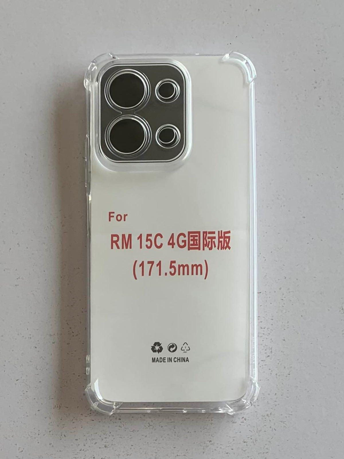 REDMI / XIAOMI Crystal Clear Transparent Shockproof Mobile Back Cover