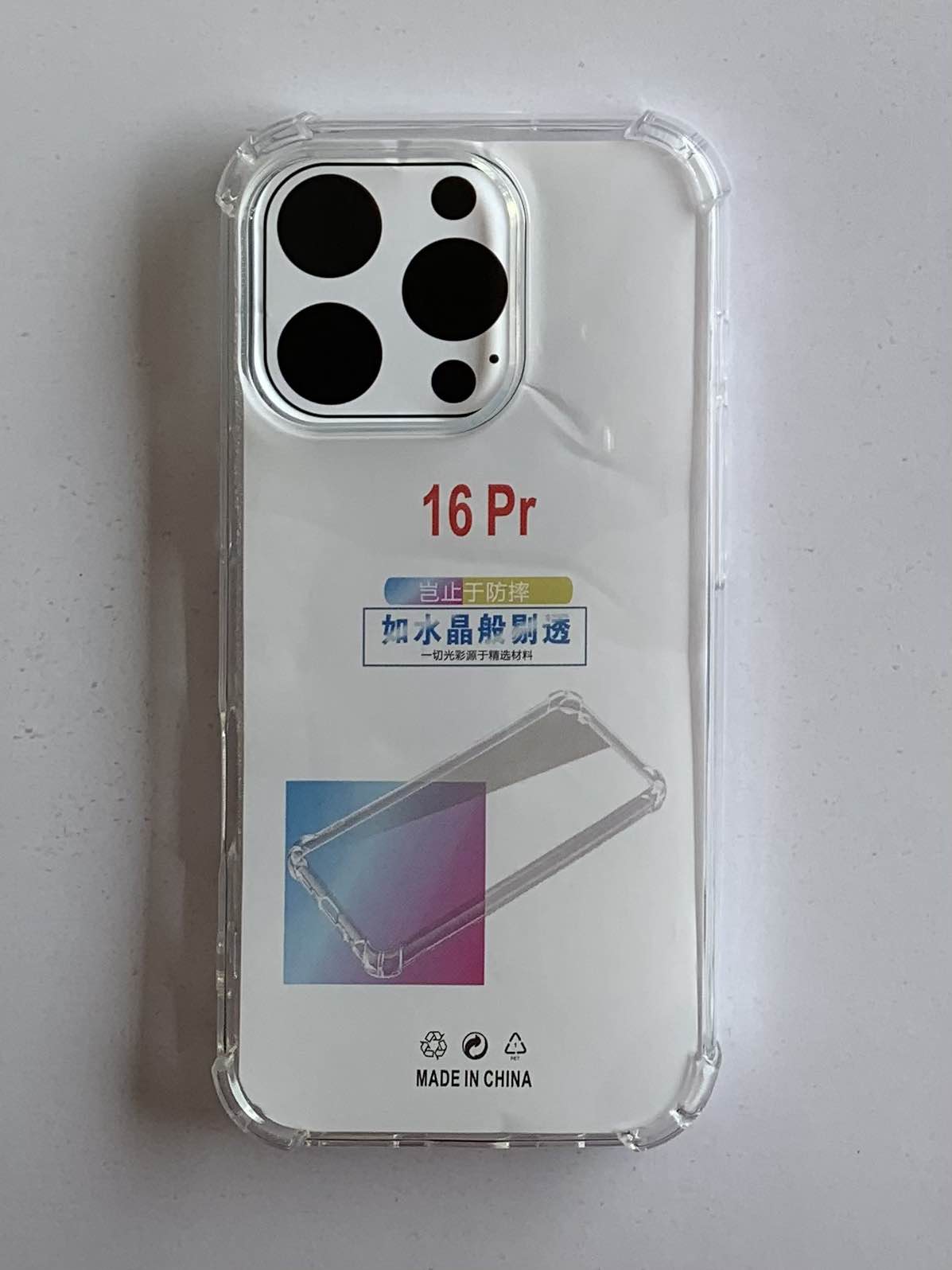 APPLE IPHONE Crystal Clear Transparent Shockproof Mobile Back Cover