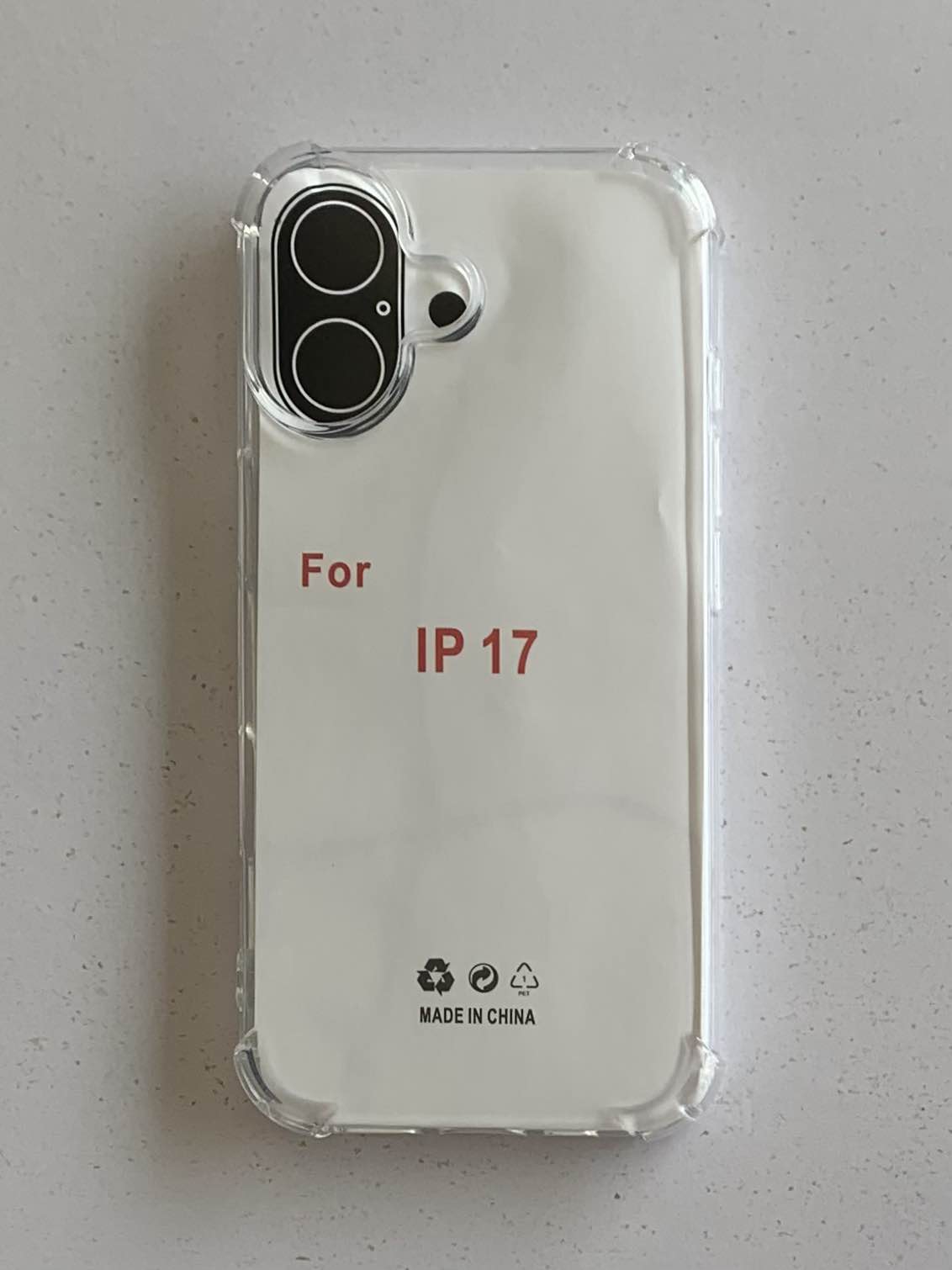 APPLE IPHONE Crystal Clear Transparent Shockproof Mobile Back Cover