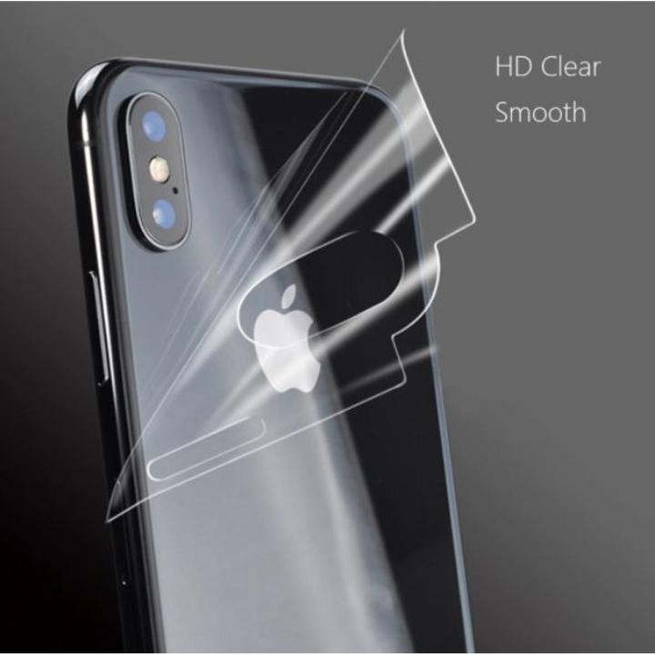 APPLE IPHONE Skin/Jelly Back Protector Crystal Clear TPU Hydrogel & Scratch-Resistant | 360 protection