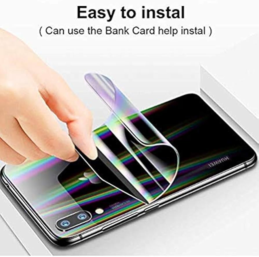 APPLE IPHONE Skin/Jelly Back Protector Crystal Clear TPU Hydrogel & Scratch-Resistant | 360 protection