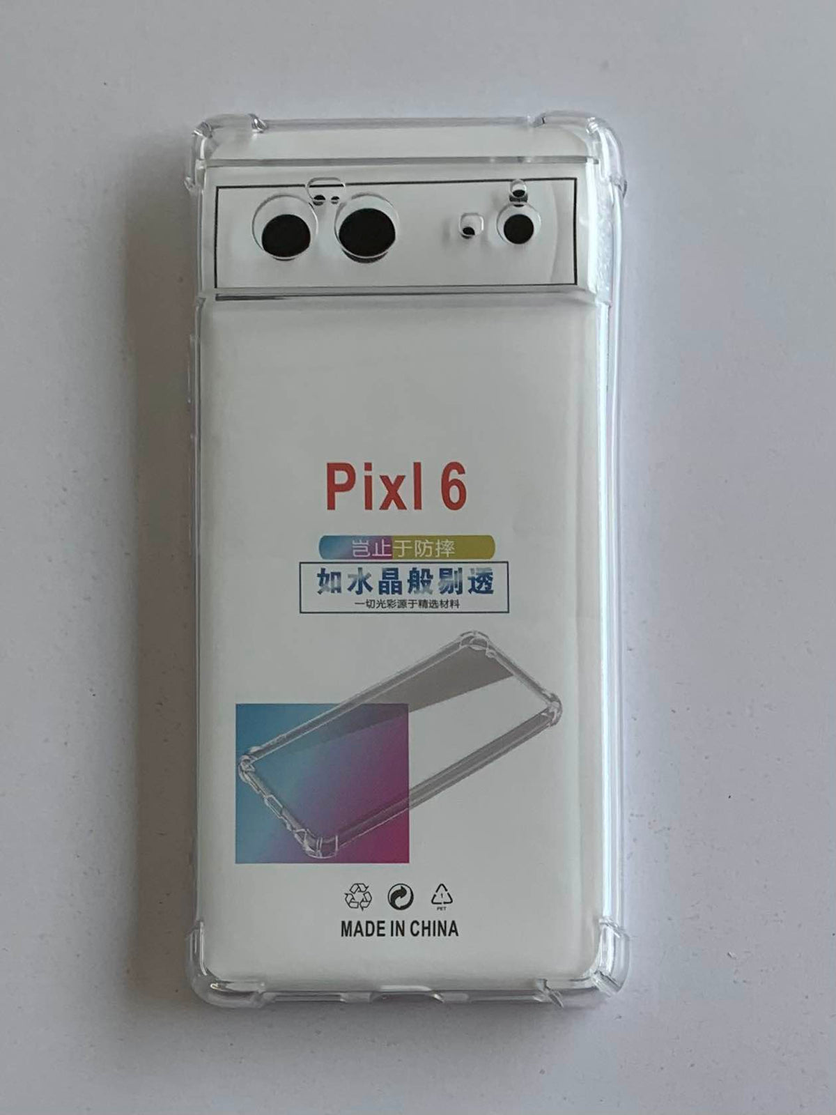 GOOGLE PIXEL Crystal Clear Transparent Shockproof Mobile Back Cover