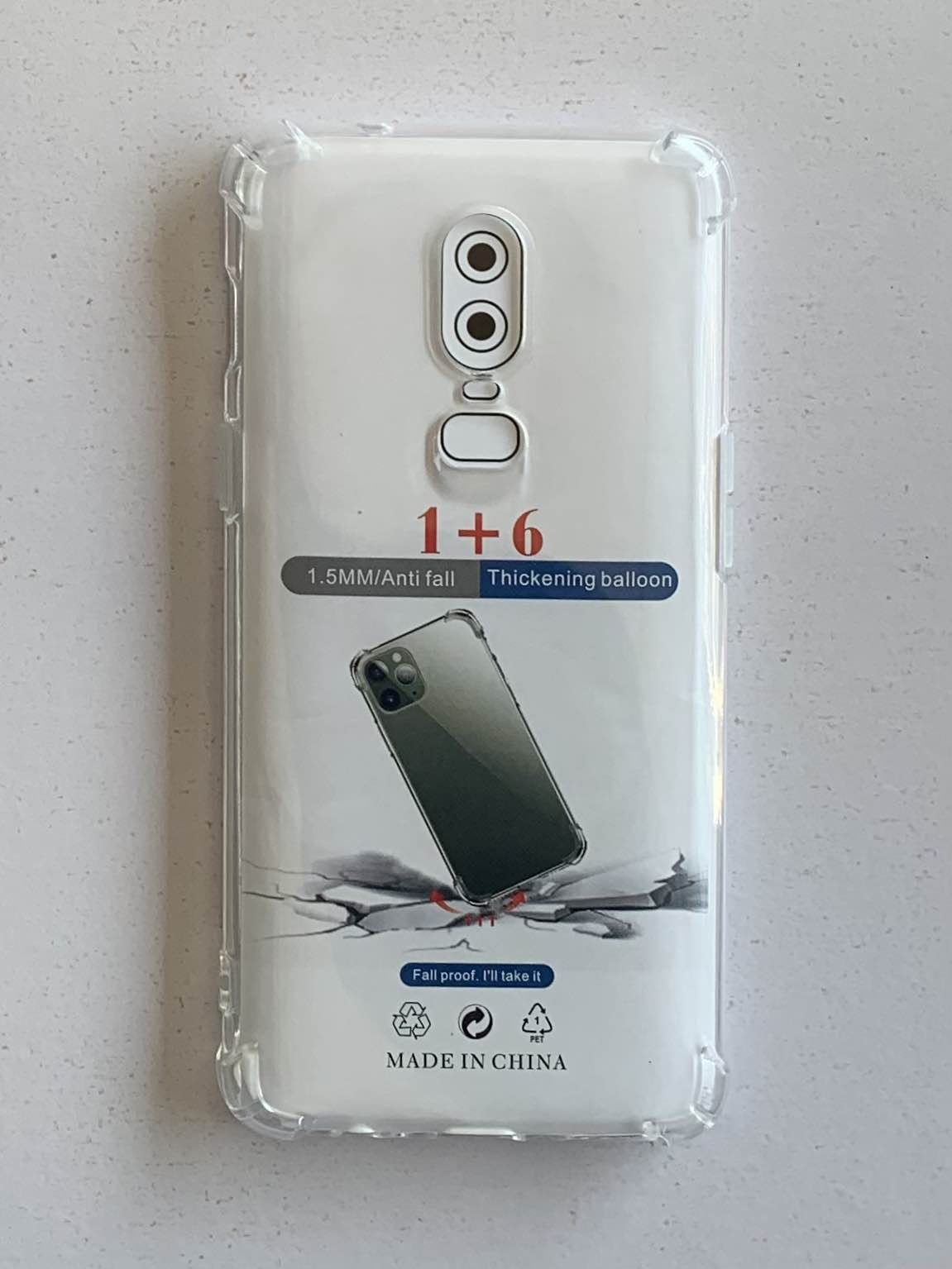 ONEPLUS Crystal Clear Transparent Shockproof Mobile Back Cover