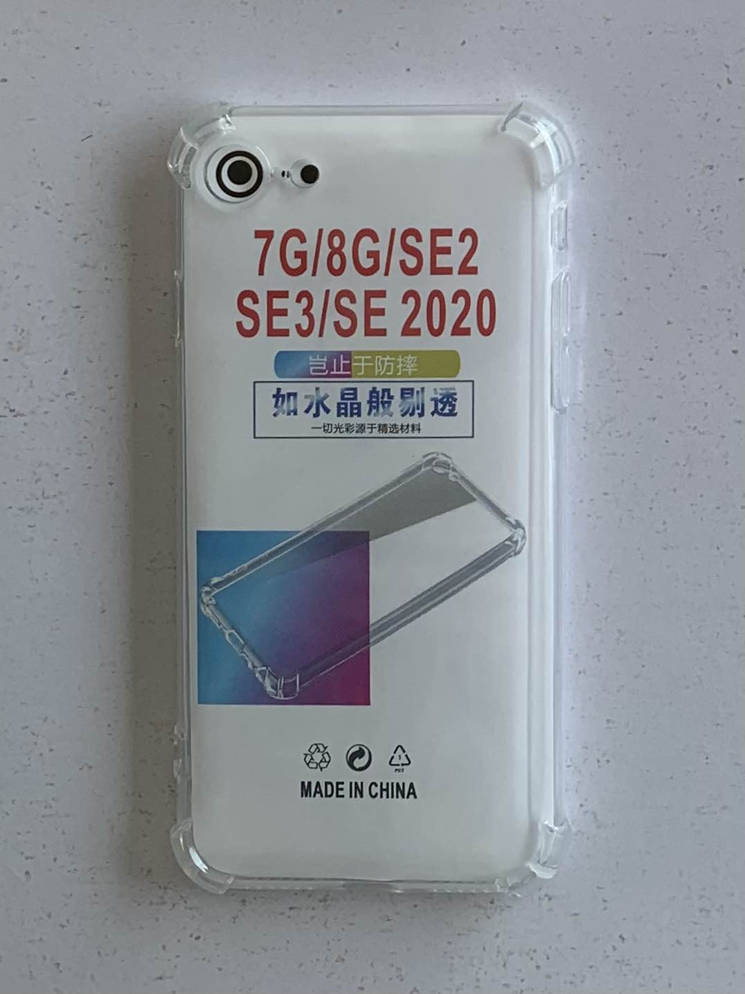 APPLE IPHONE Crystal Clear Transparent Shockproof Mobile Back Cover
