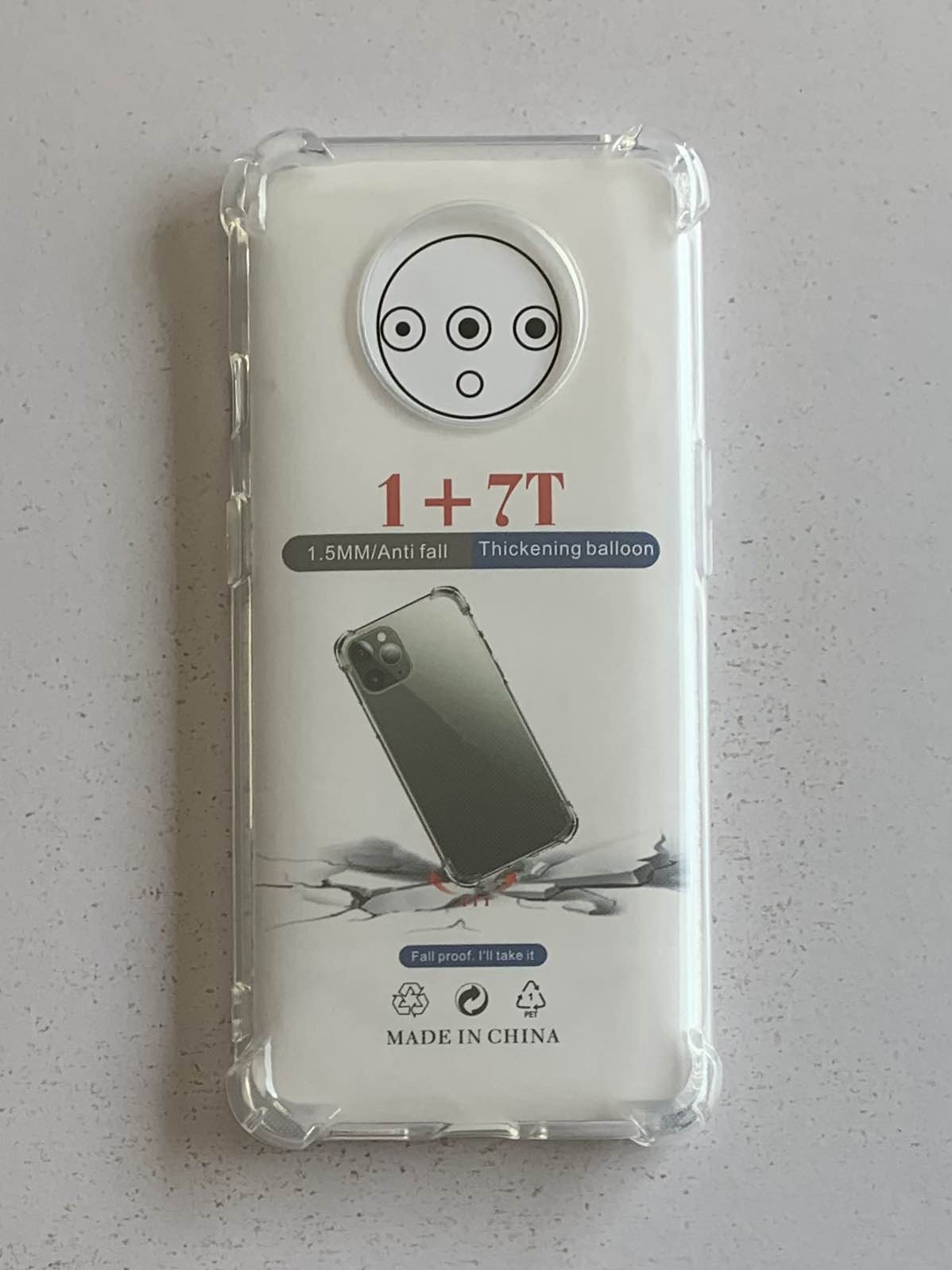 ONEPLUS Crystal Clear Transparent Shockproof Mobile Back Cover