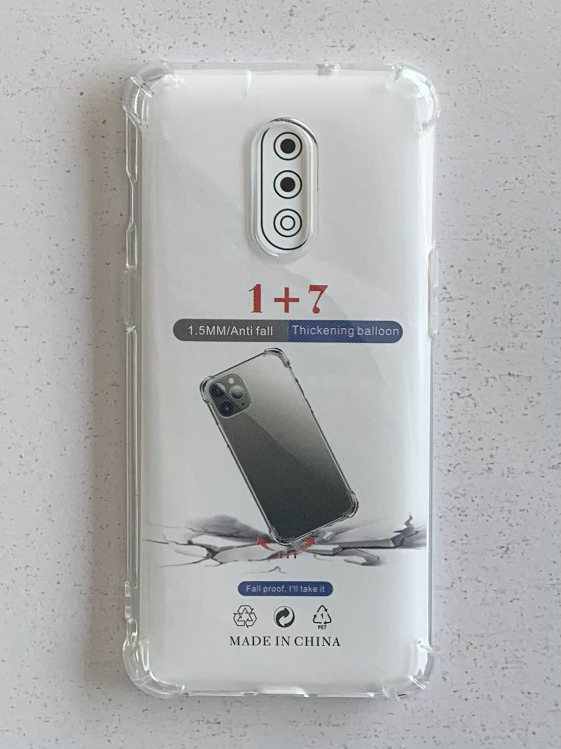 ONEPLUS Crystal Clear Transparent Shockproof Mobile Back Cover