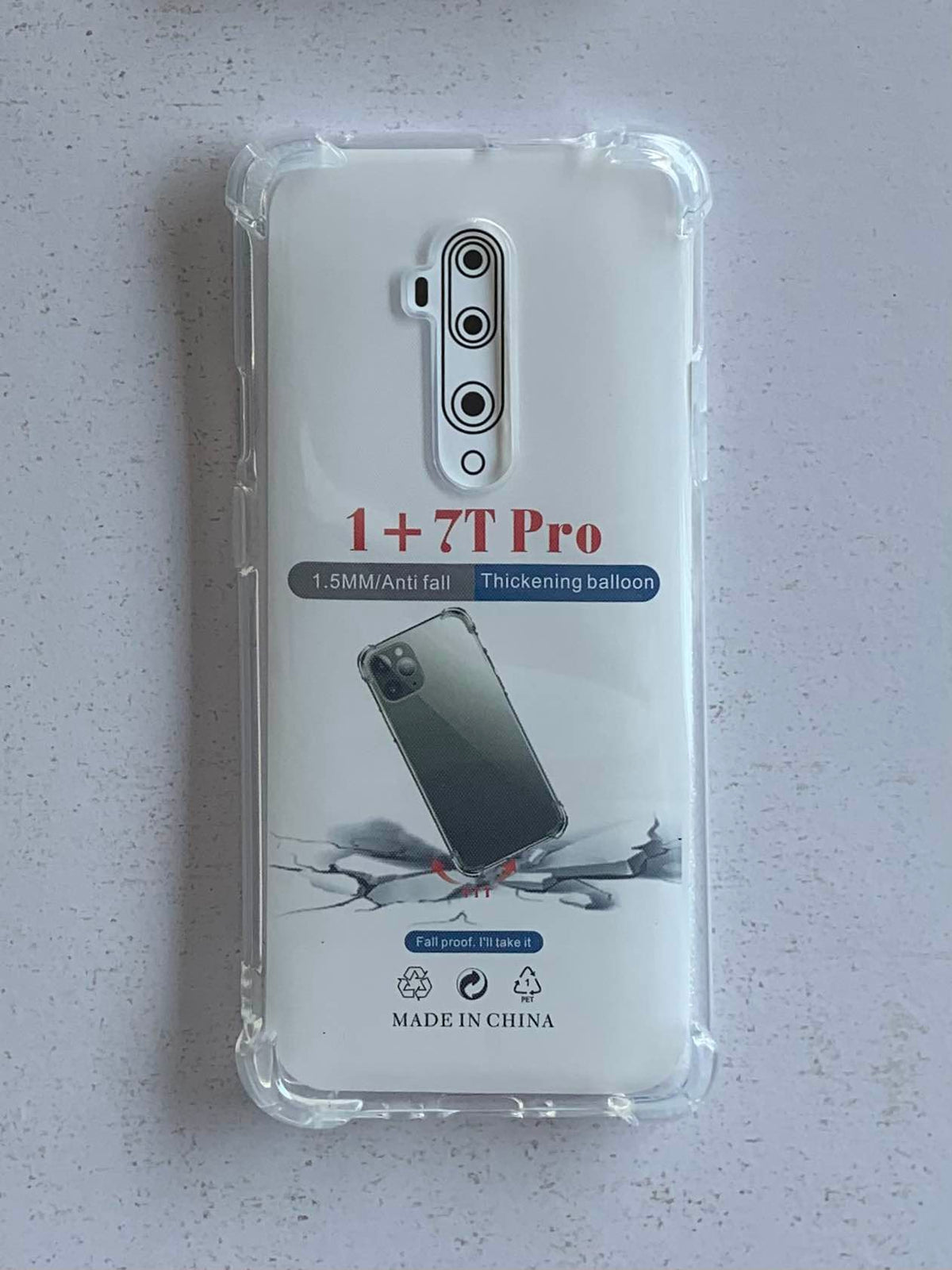 ONEPLUS Crystal Clear Transparent Shockproof Mobile Back Cover