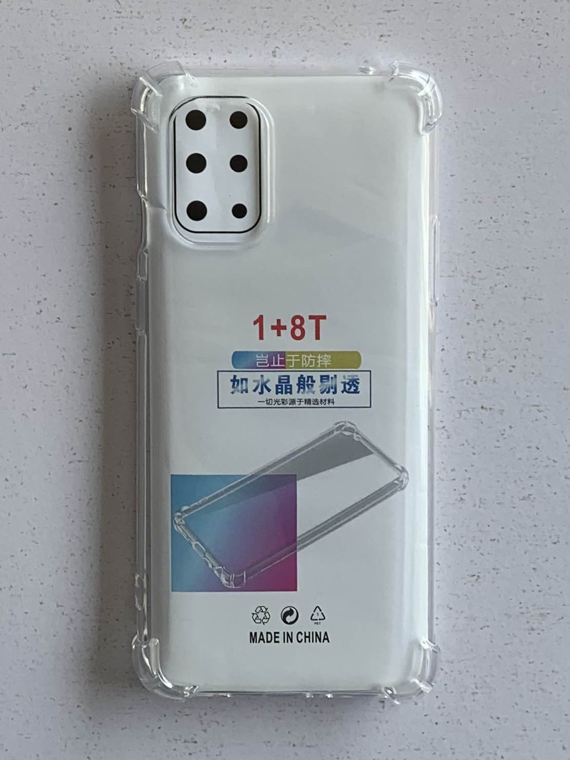 ONEPLUS Crystal Clear Transparent Shockproof Mobile Back Cover