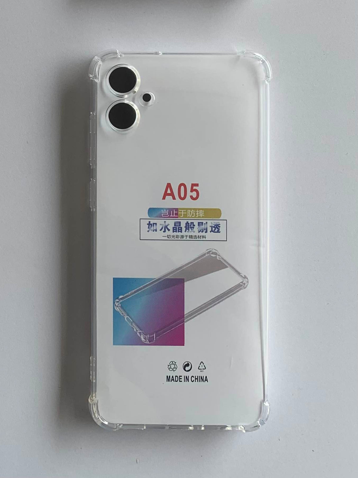 SAMSUNG Crystal Clear Transparent Shockproof Mobile Back Cover