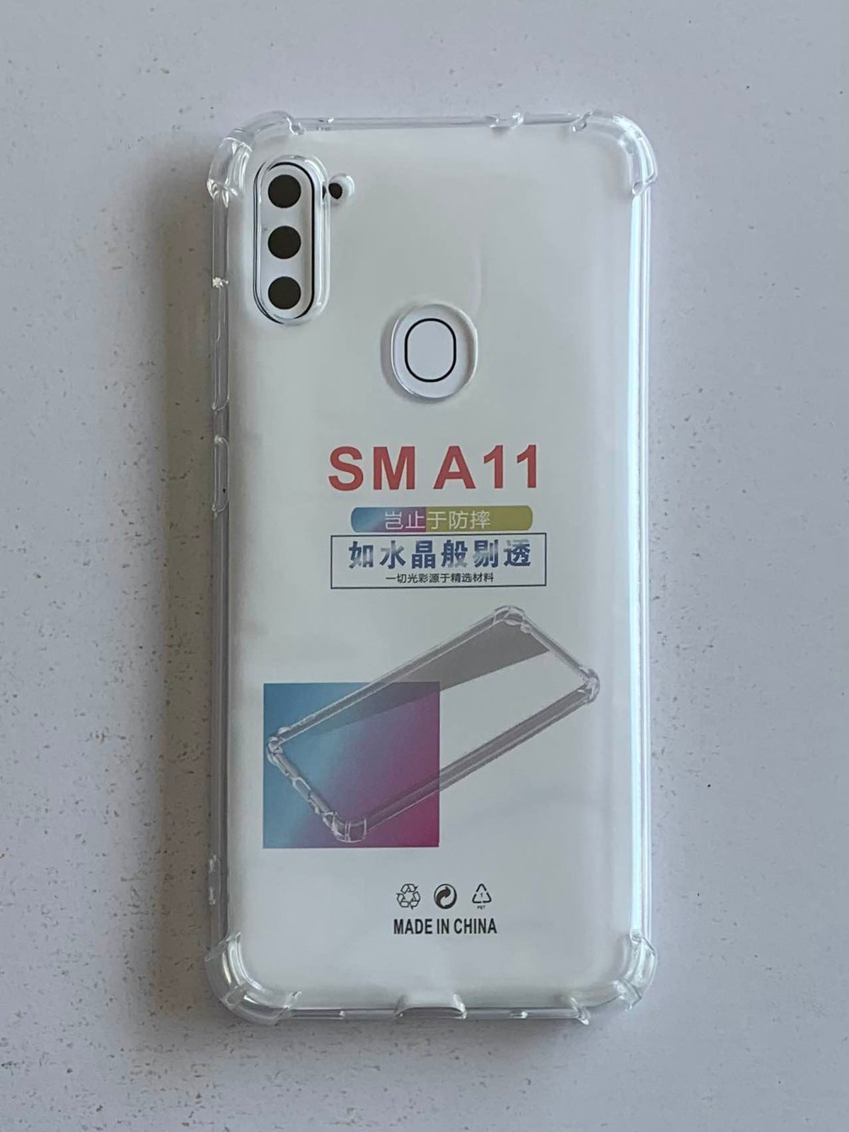 SAMSUNG Crystal Clear Transparent Shockproof Mobile Back Cover