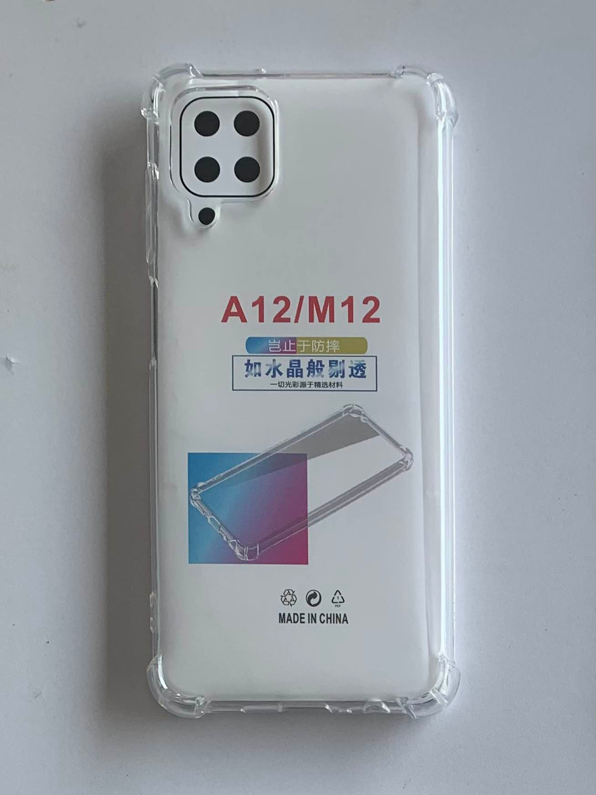 SAMSUNG Crystal Clear Transparent Shockproof Mobile Back Cover