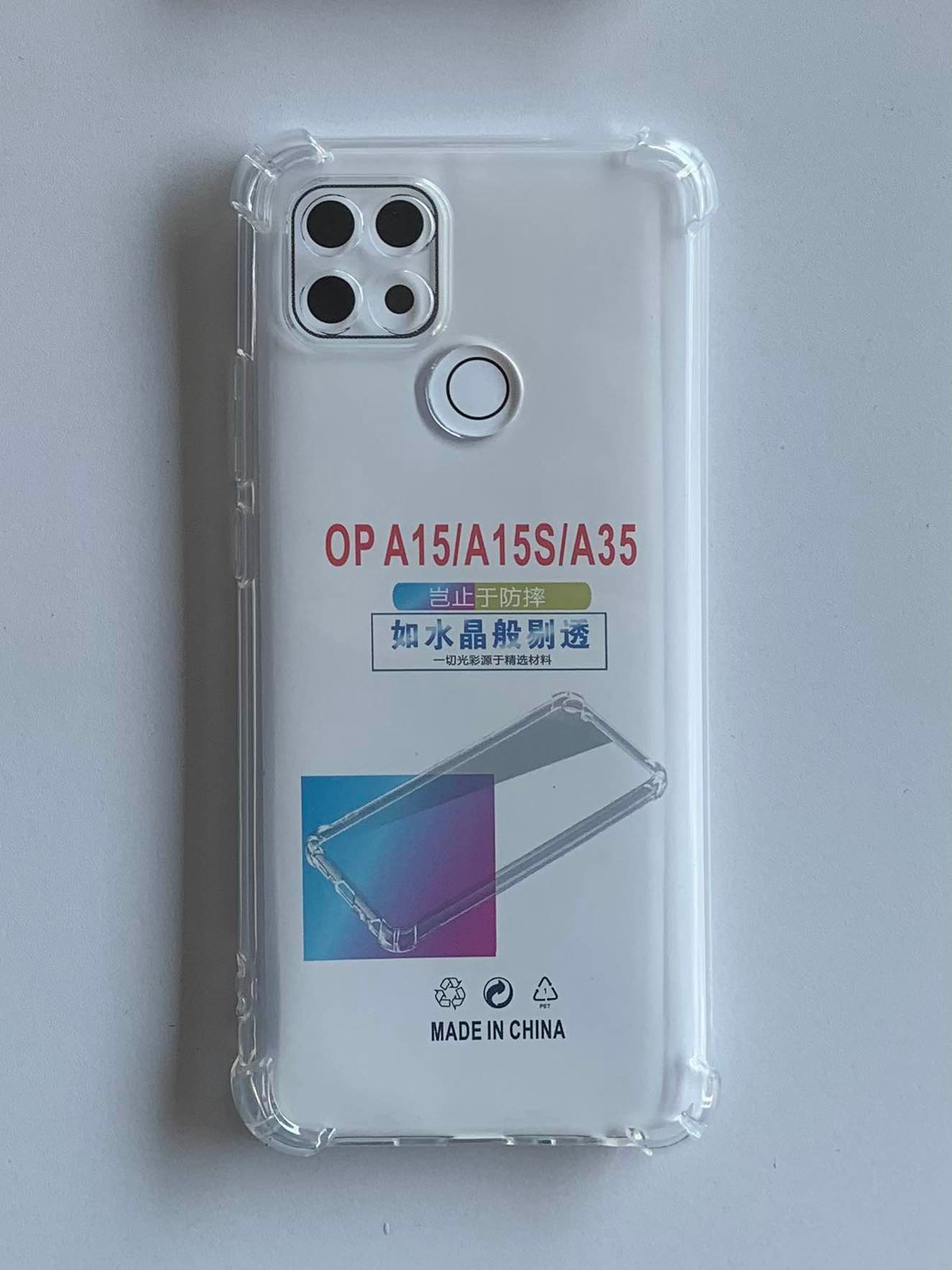 OPPO Crystal Clear Transparent Shockproof Imported TPU Mobile Back Cover