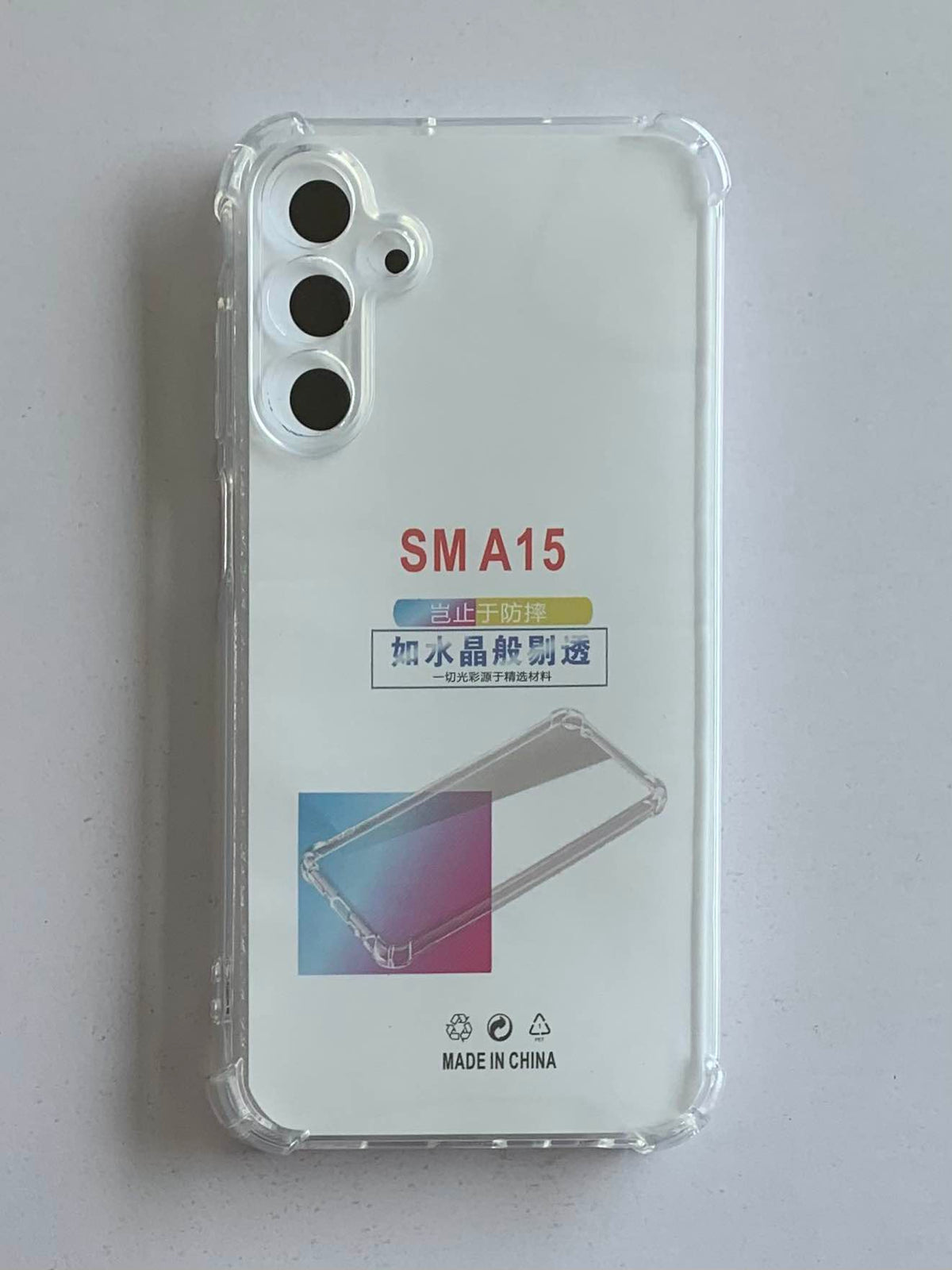 SAMSUNG Crystal Clear Transparent Shockproof Mobile Back Cover
