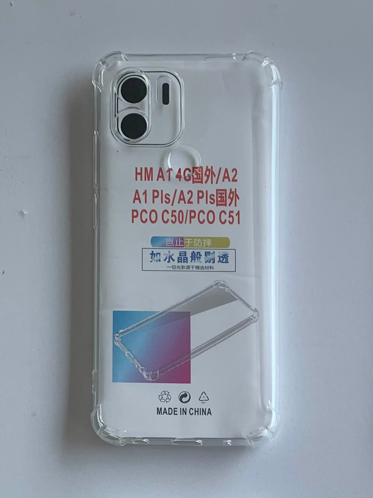 REDMI / XIAOMI Crystal Clear Transparent Shockproof Mobile Back Cover