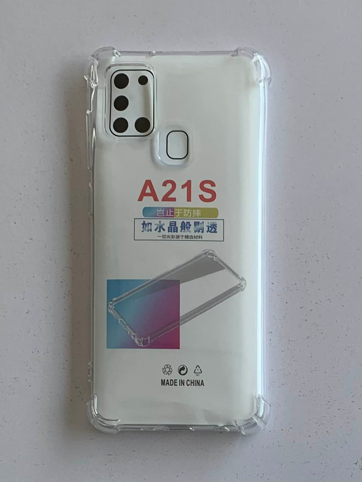 SAMSUNG Crystal Clear Transparent Shockproof Mobile Back Cover