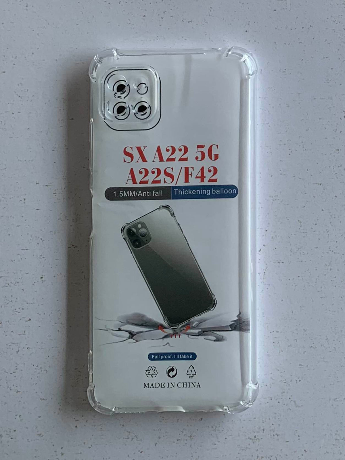 SAMSUNG Crystal Clear Transparent Shockproof Mobile Back Cover