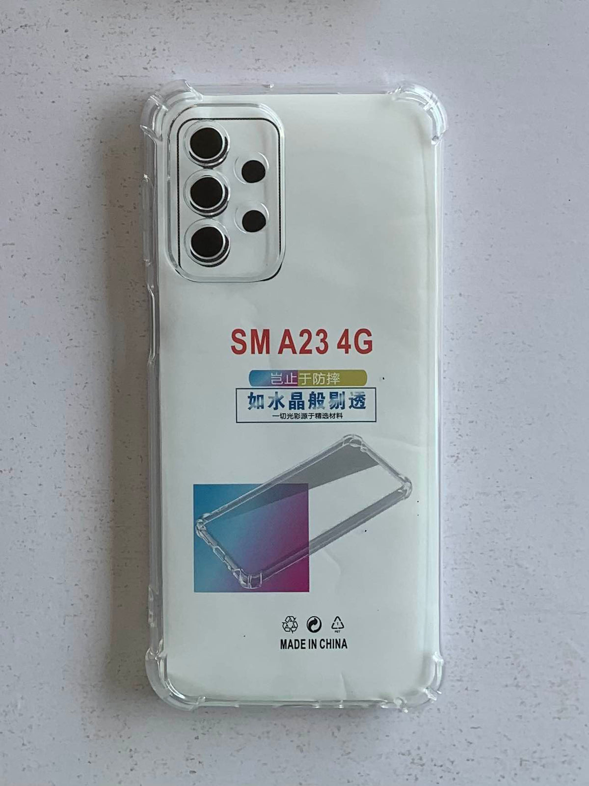 SAMSUNG Crystal Clear Transparent Shockproof Mobile Back Cover