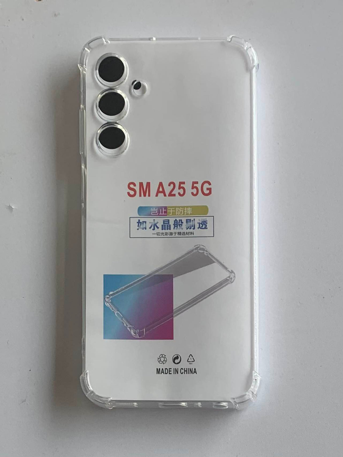 SAMSUNG Crystal Clear Transparent Shockproof Mobile Back Cover