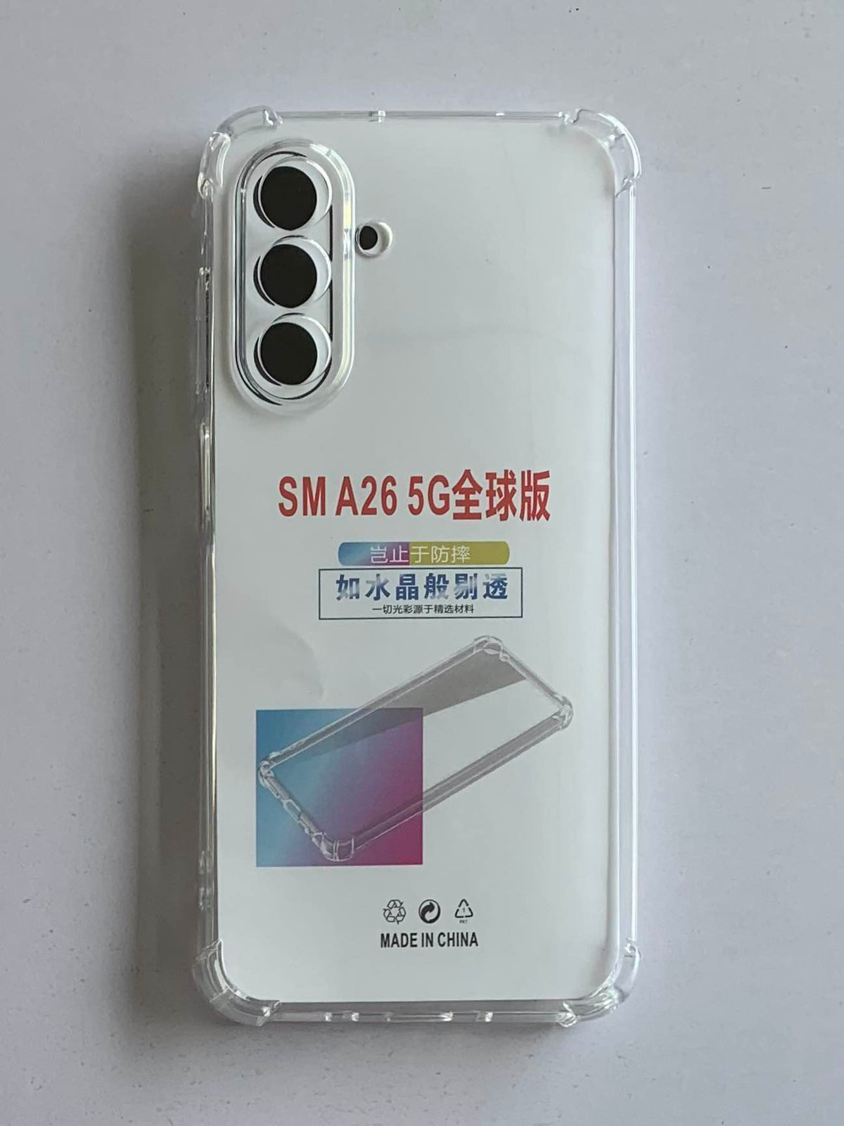 SAMSUNG Crystal Clear Transparent Shockproof Mobile Back Cover