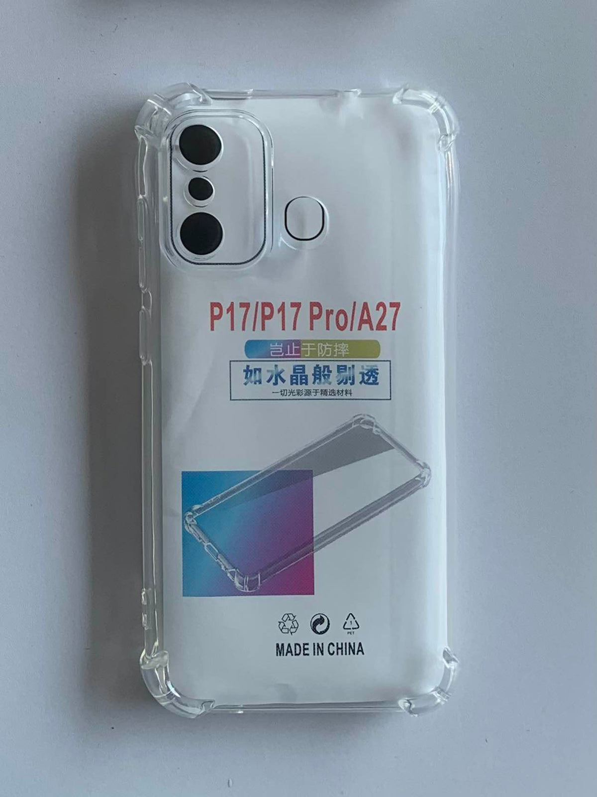 ITEL Crystal Clear Transparent Shockproof Mobile Back Cover