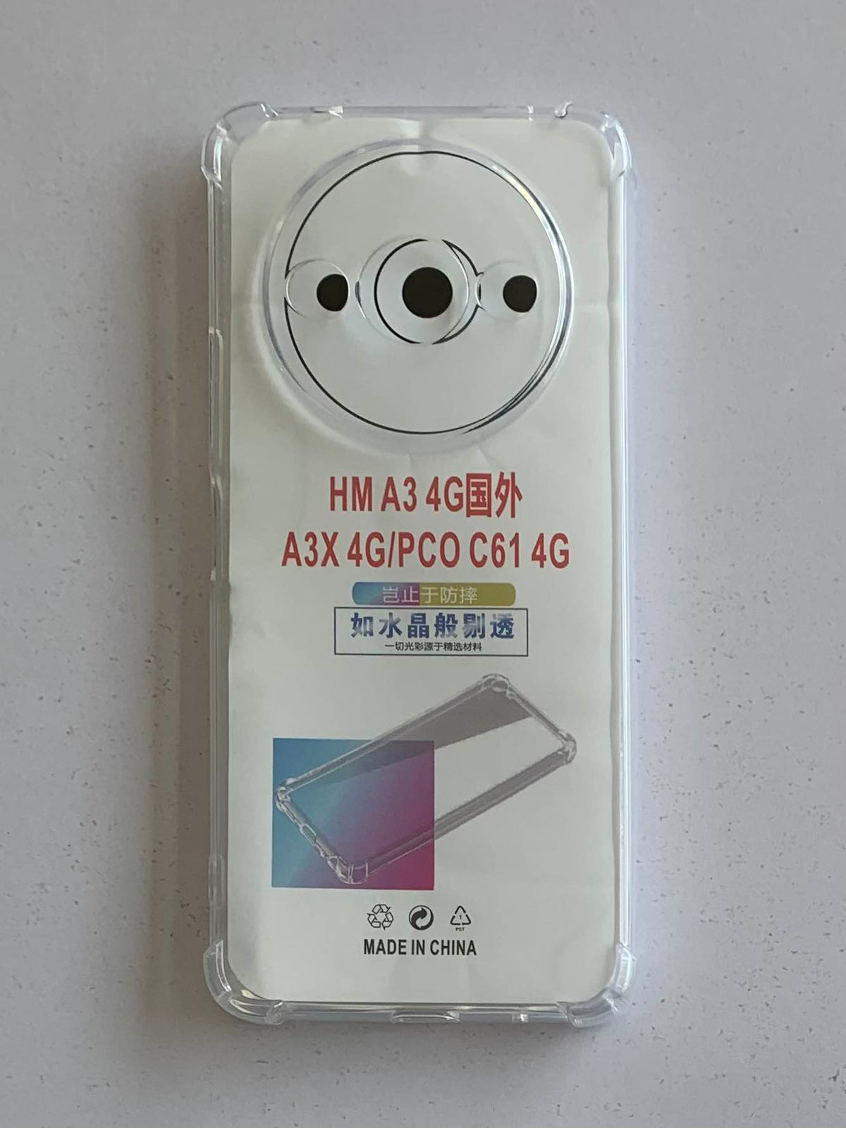 REDMI / XIAOMI Crystal Clear Transparent Shockproof Mobile Back Cover