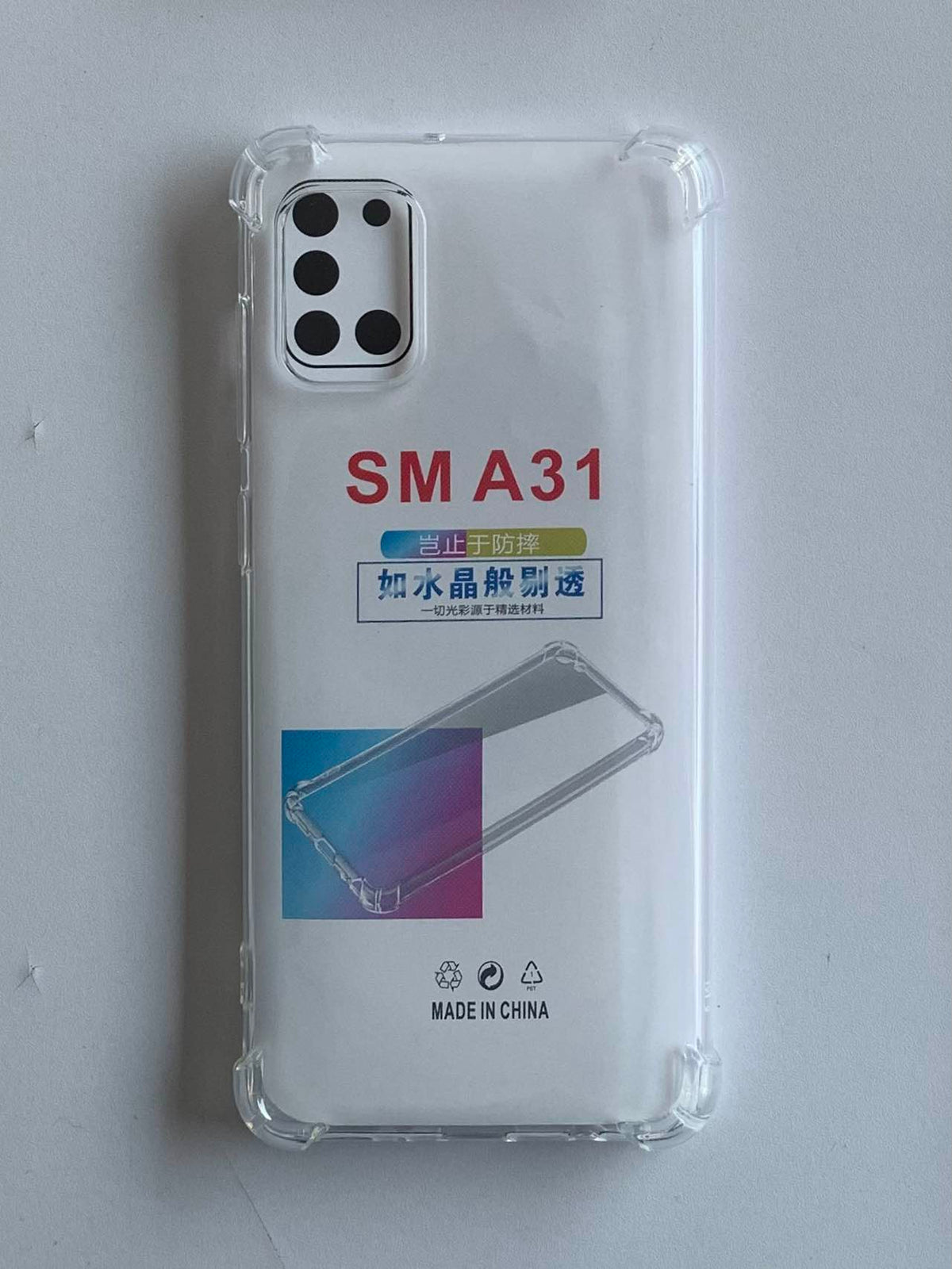 SAMSUNG Crystal Clear Transparent Shockproof Mobile Back Cover