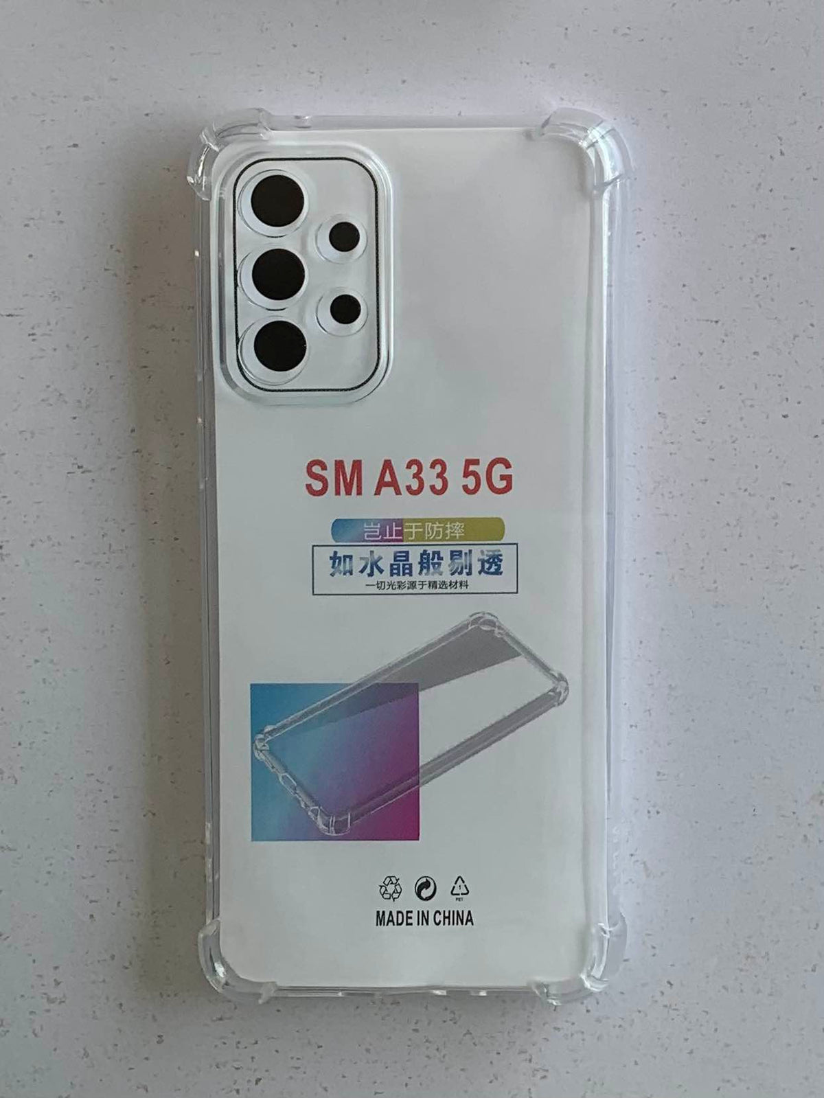 SAMSUNG Crystal Clear Transparent Shockproof Mobile Back Cover