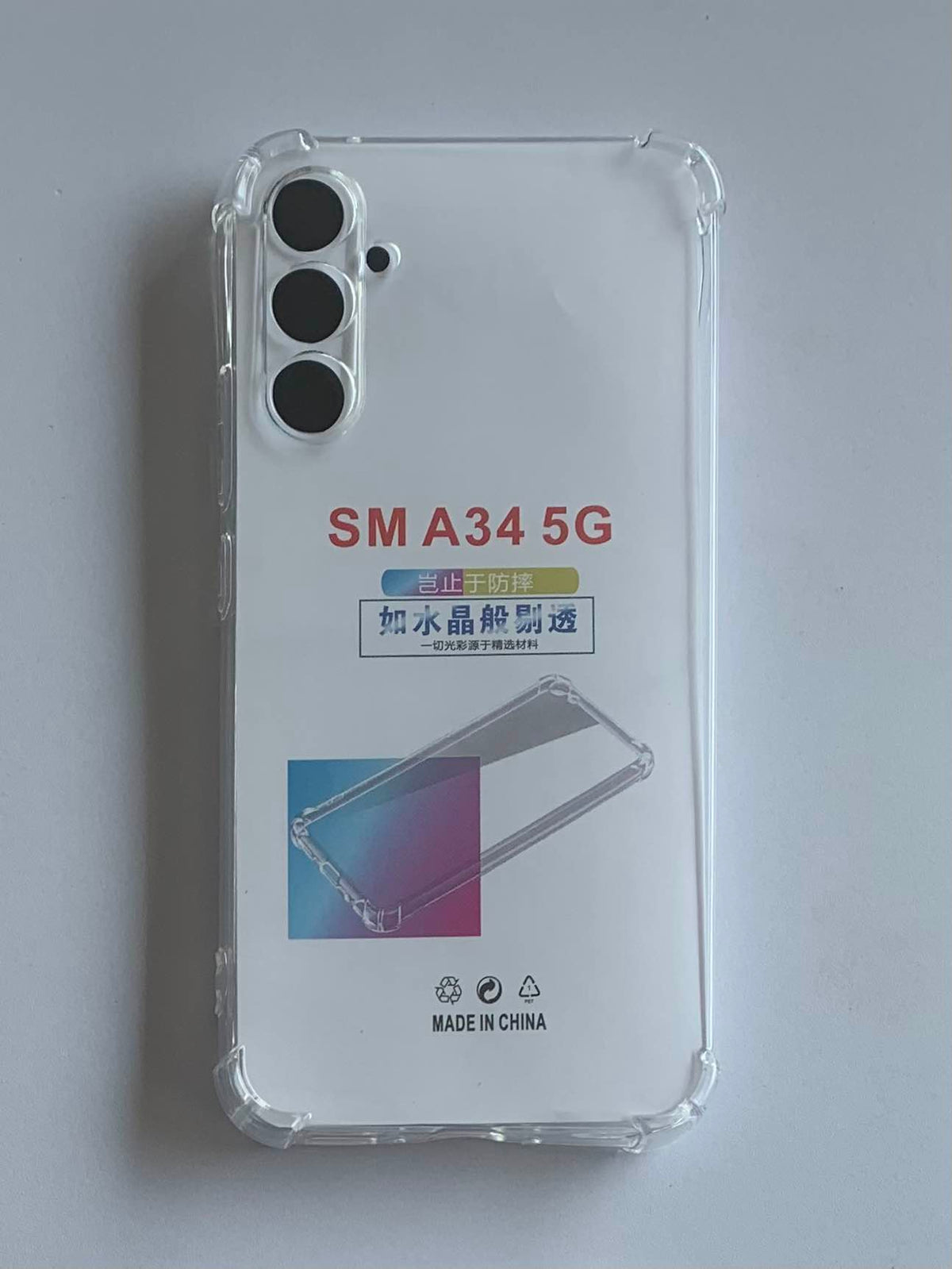 SAMSUNG Crystal Clear Transparent Shockproof Mobile Back Cover
