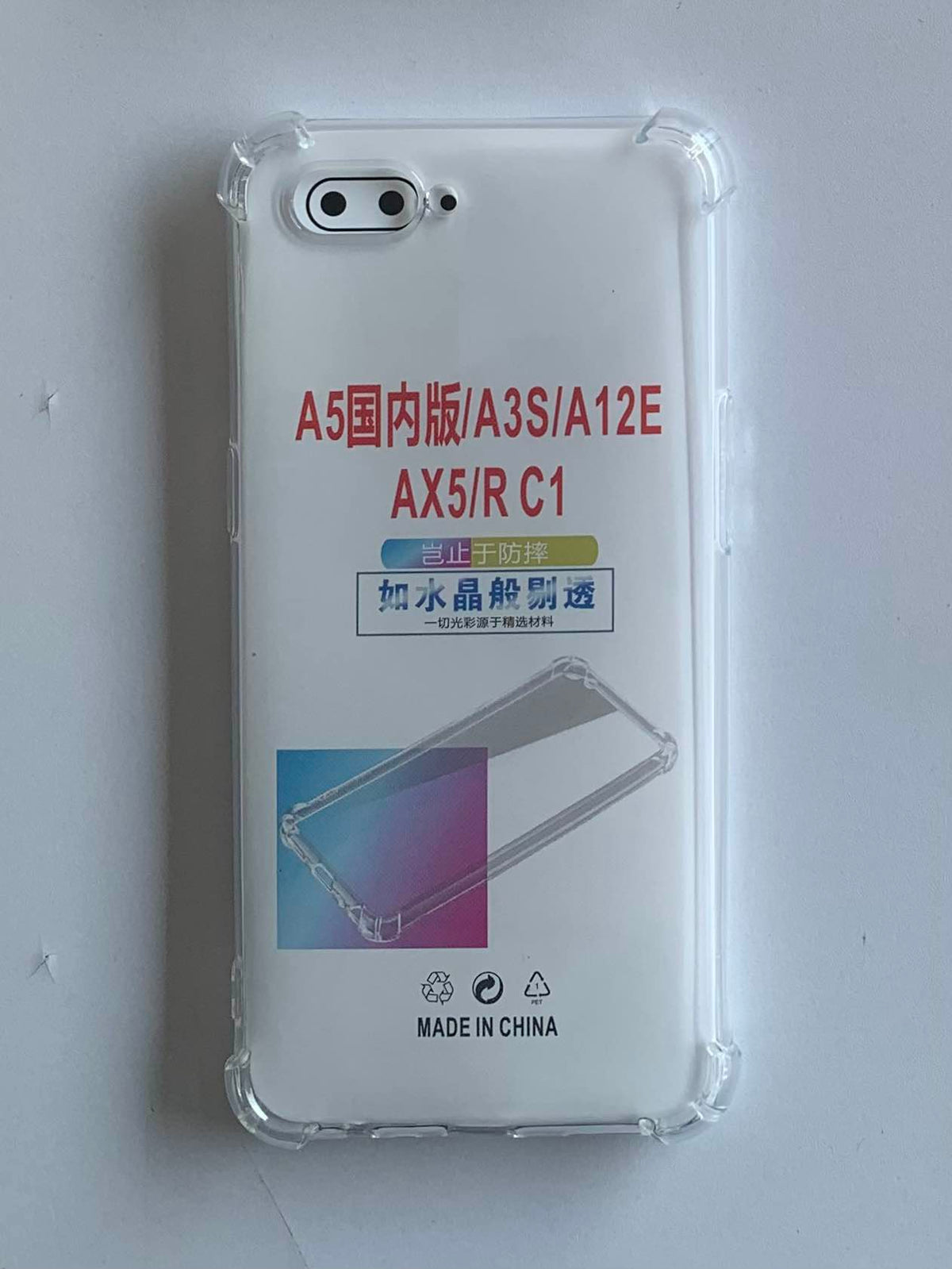 OPPO Crystal Clear Transparent Shockproof Imported TPU Mobile Back Cover