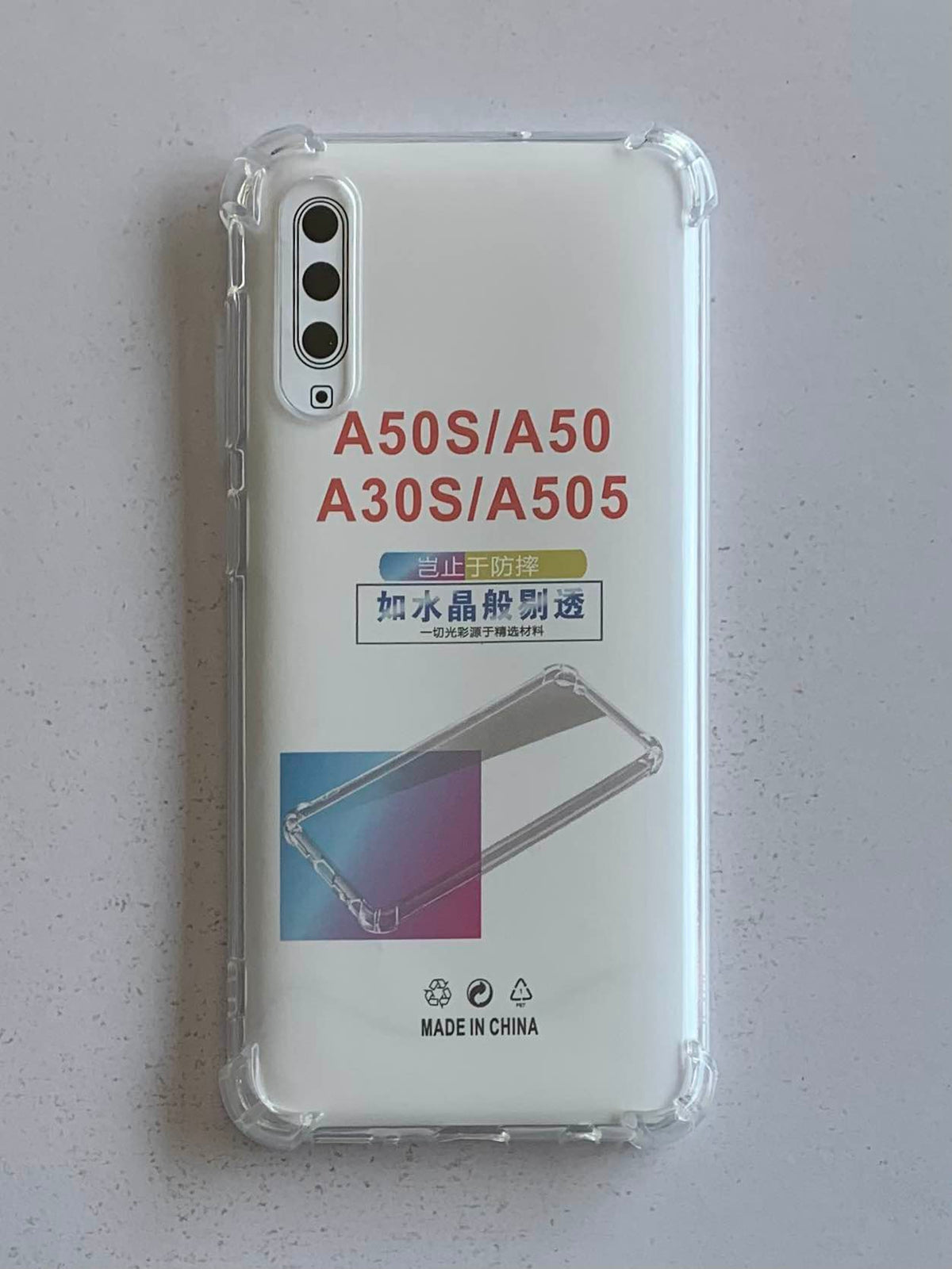 SAMSUNG Crystal Clear Transparent Shockproof Mobile Back Cover