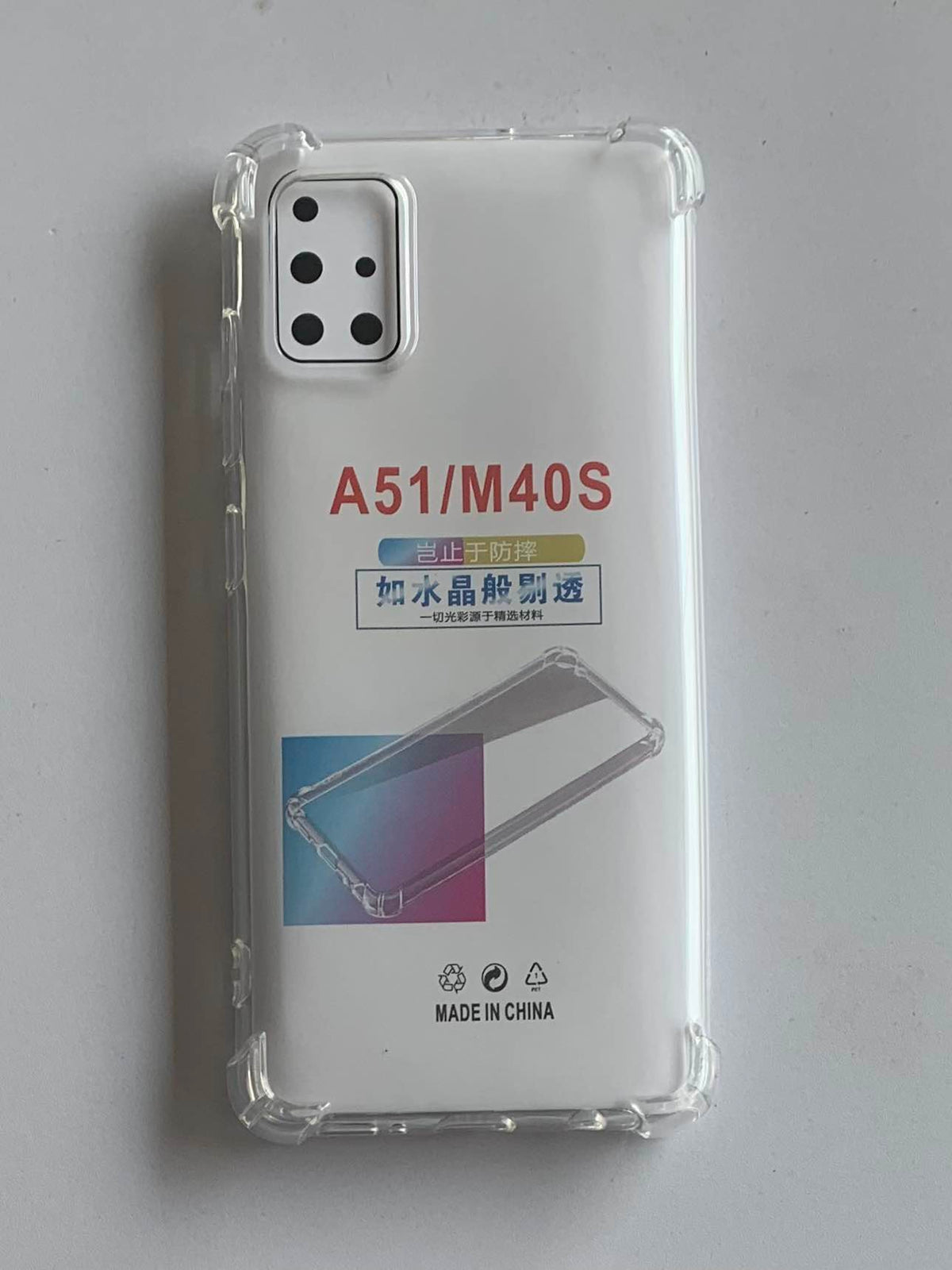SAMSUNG Crystal Clear Transparent Shockproof Mobile Back Cover
