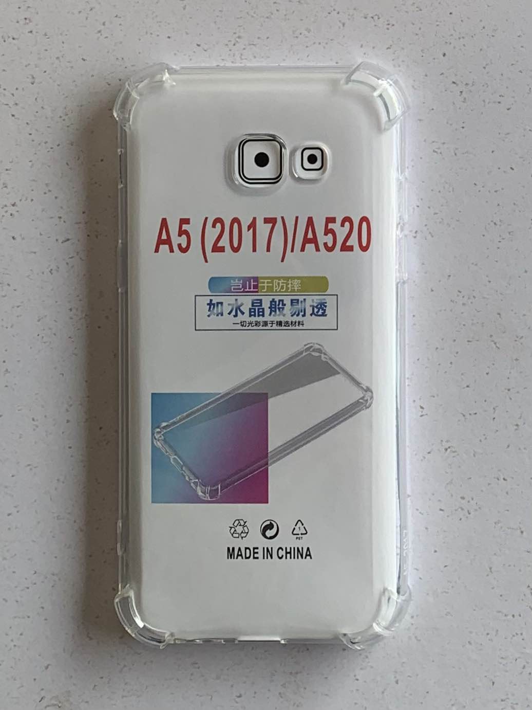 SAMSUNG Crystal Clear Transparent Shockproof Mobile Back Cover