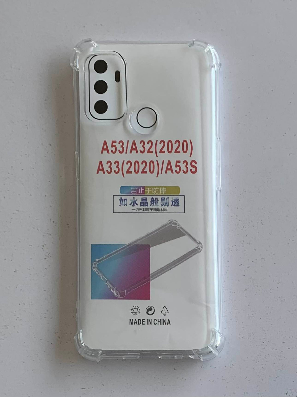 OPPO Crystal Clear Transparent Shockproof Imported TPU Mobile Back Cover
