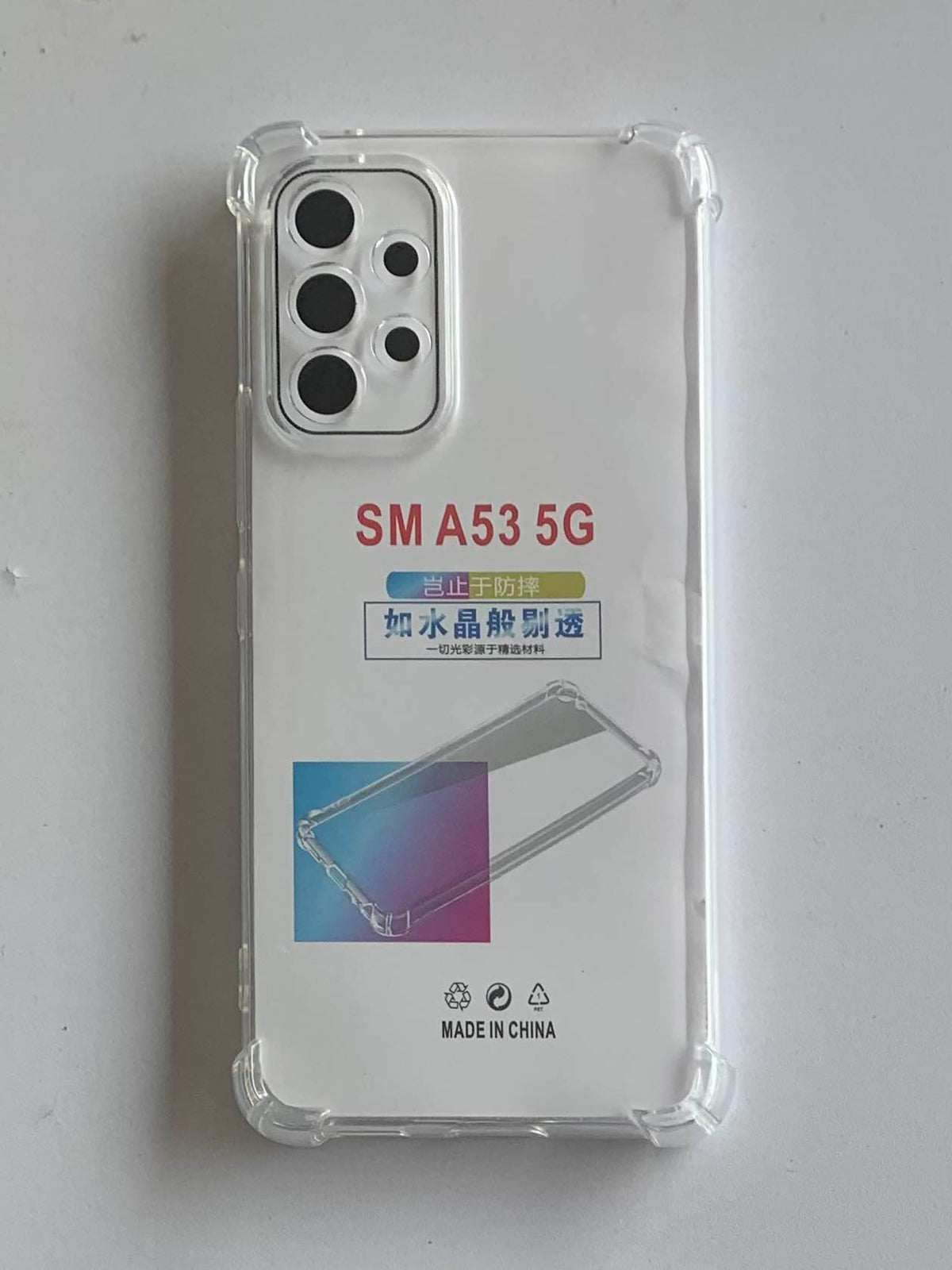SAMSUNG Crystal Clear Transparent Shockproof Mobile Back Cover