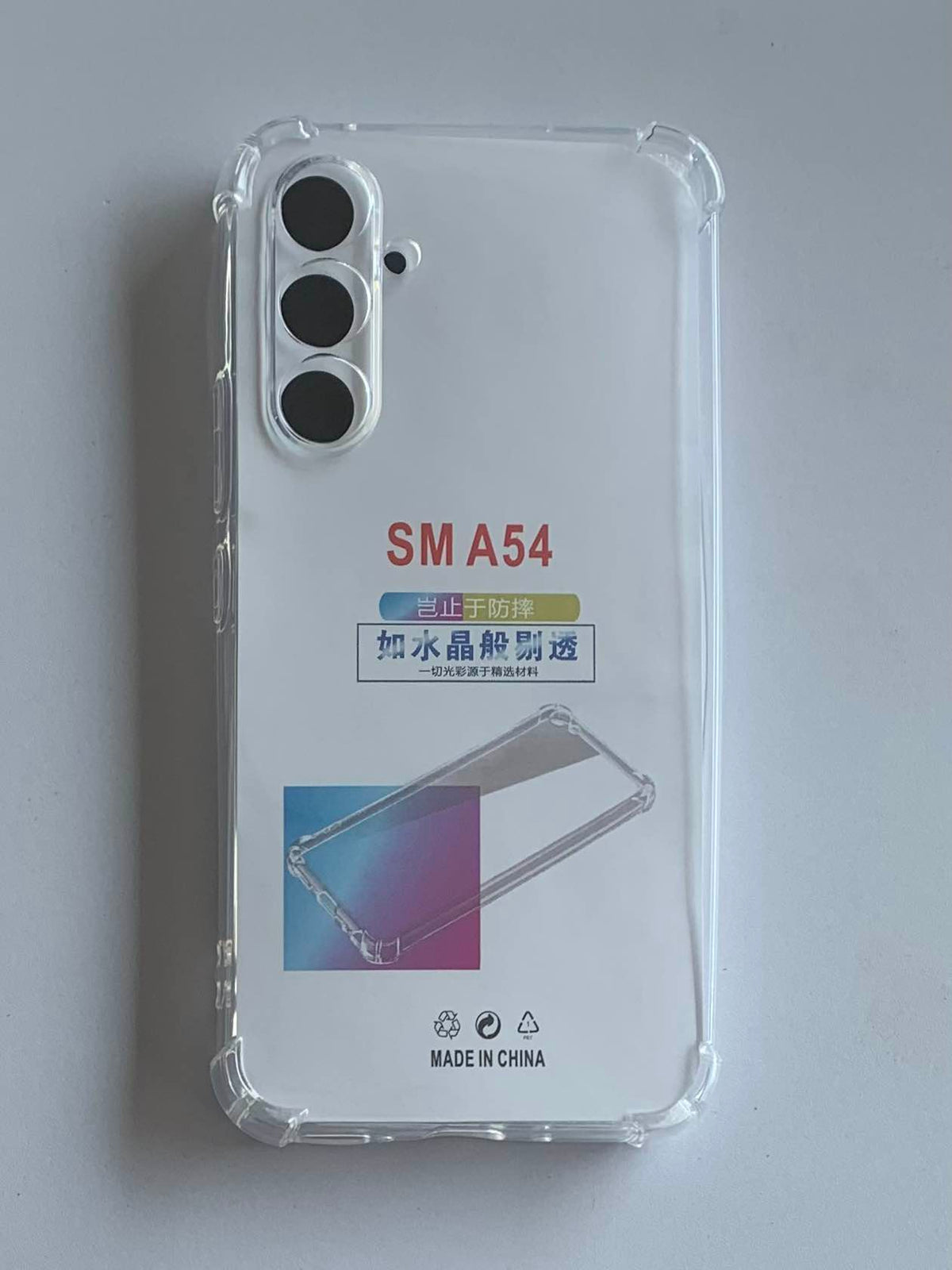 SAMSUNG Crystal Clear Transparent Shockproof Mobile Back Cover
