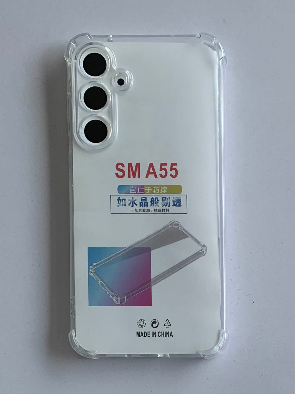 SAMSUNG Crystal Clear Transparent Shockproof Mobile Back Cover