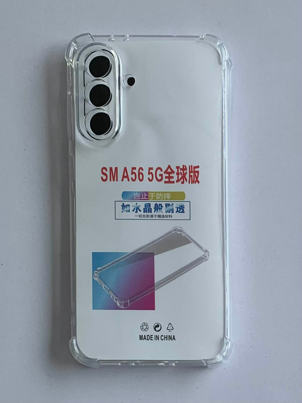 SAMSUNG Crystal Clear Transparent Shockproof Mobile Back Cover