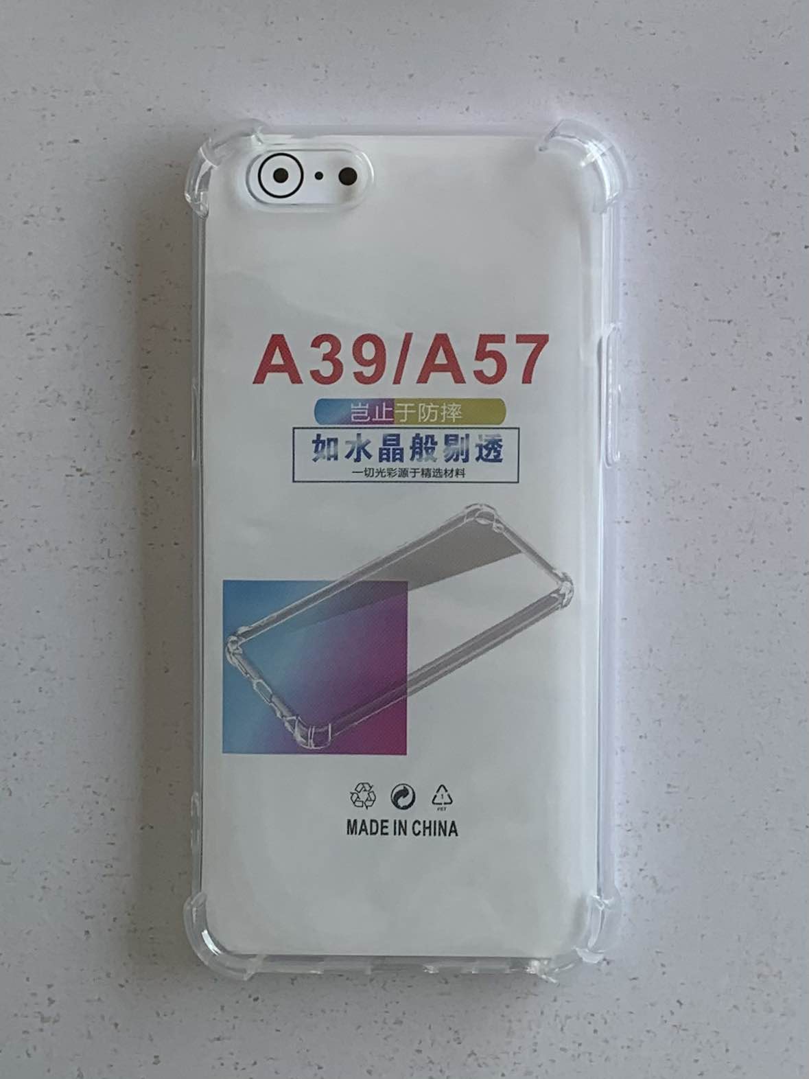 OPPO Crystal Clear Transparent Shockproof Imported TPU Mobile Back Cover